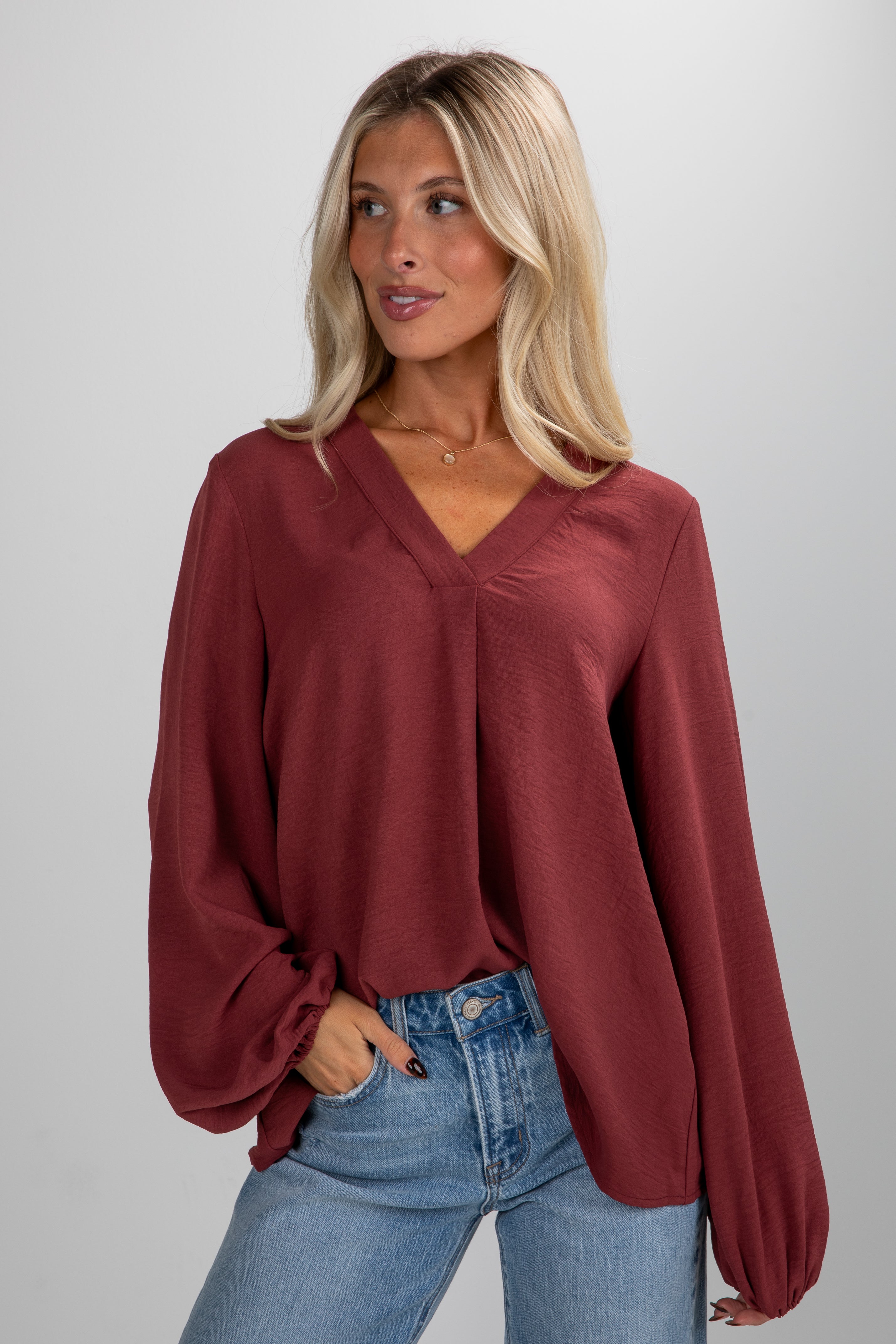 FINAL SALE - For The Day Blouse
