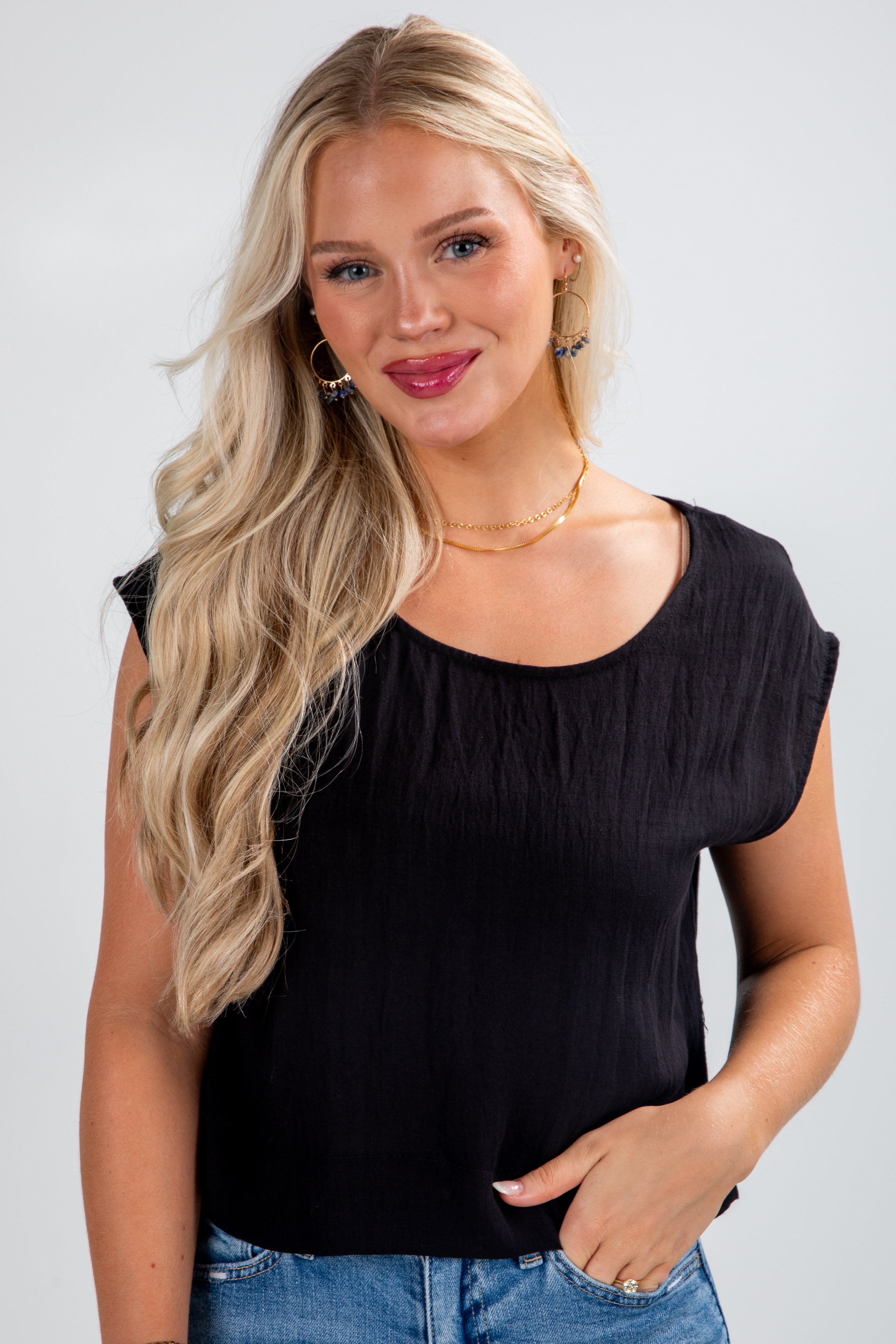 FINAL SALE - Consider Me Lucky Blouse - DU DEAL