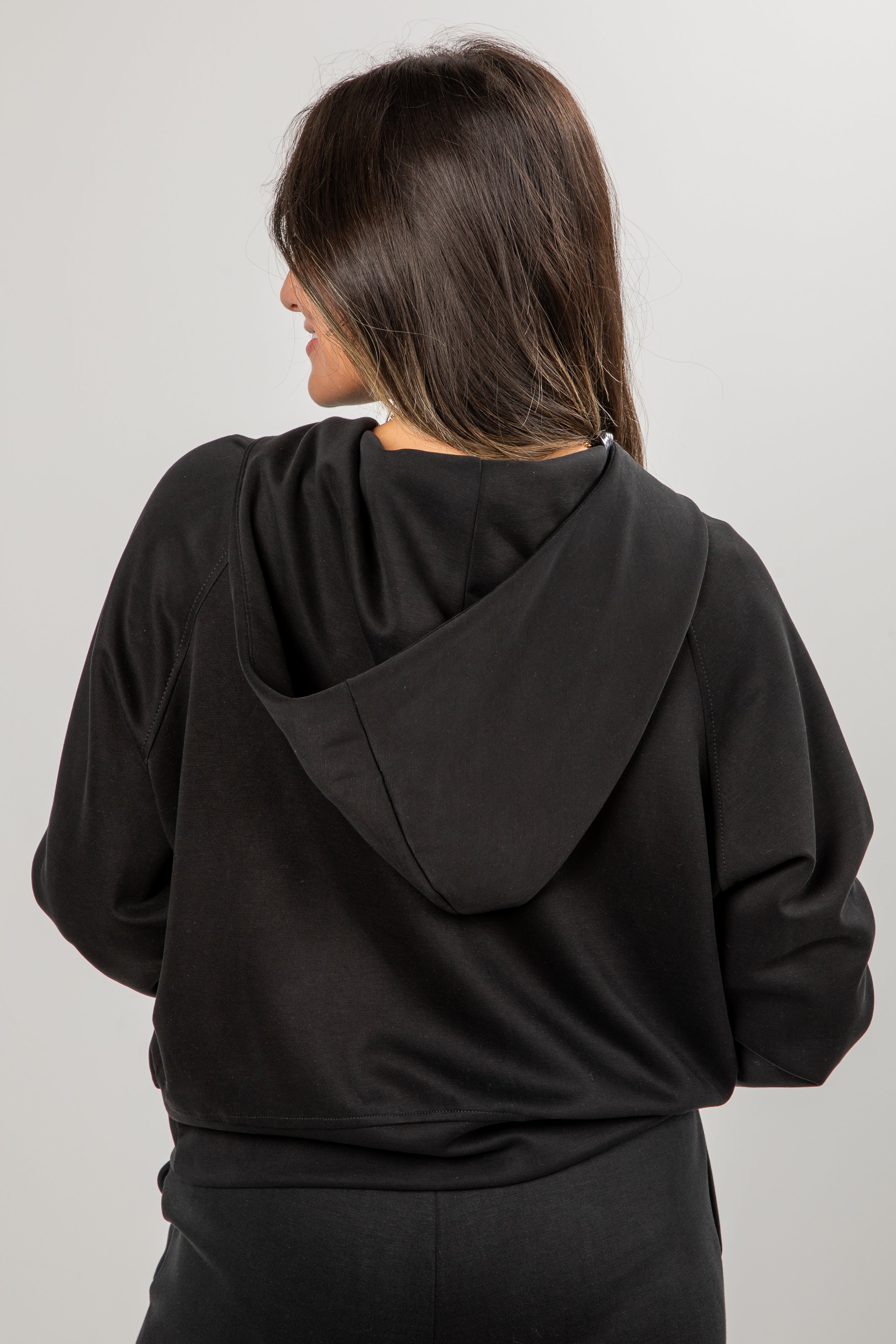 Ultra Air Soft Hooded Quarter Zip Pullover