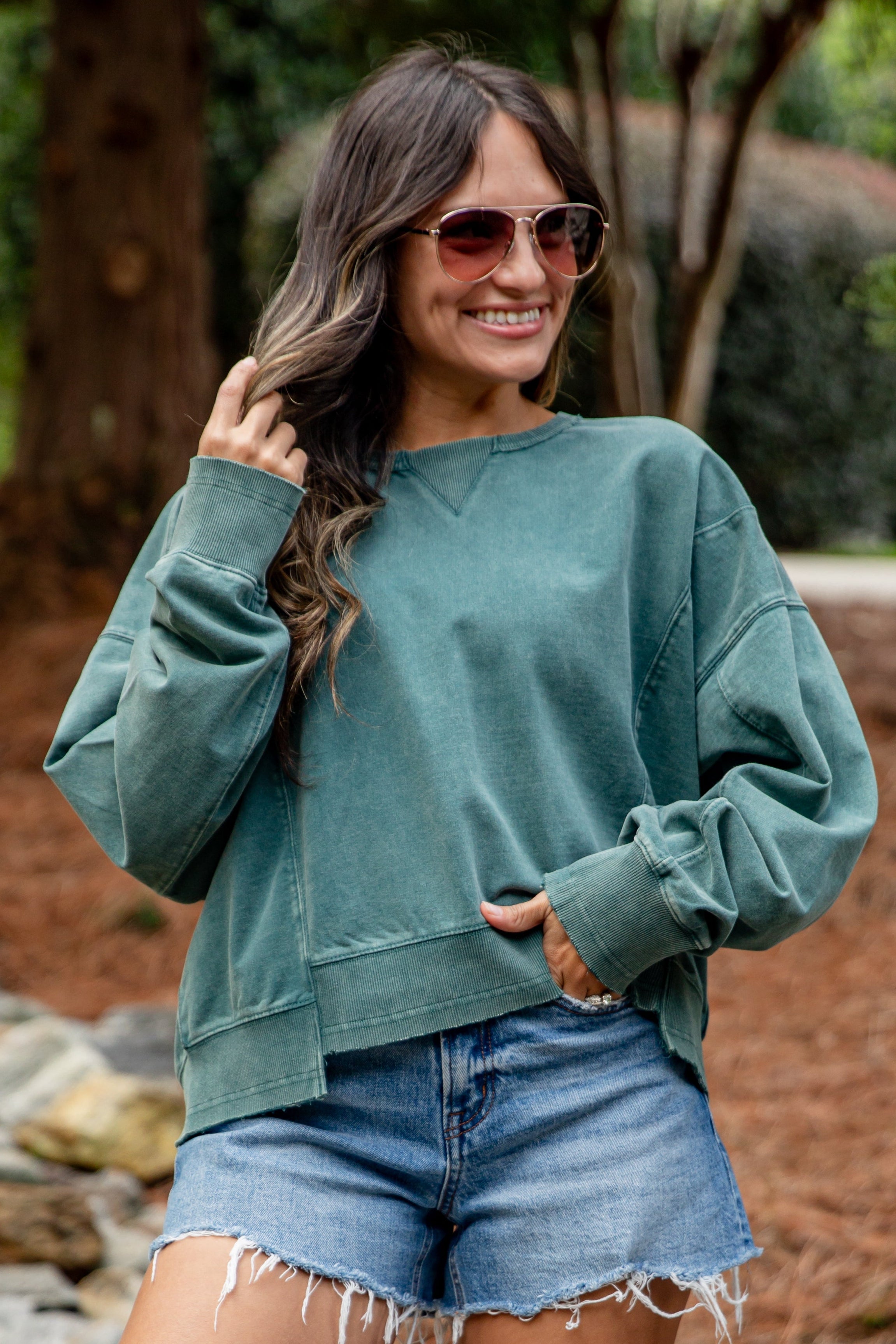 FINAL SALE - Staying At Home Pullover