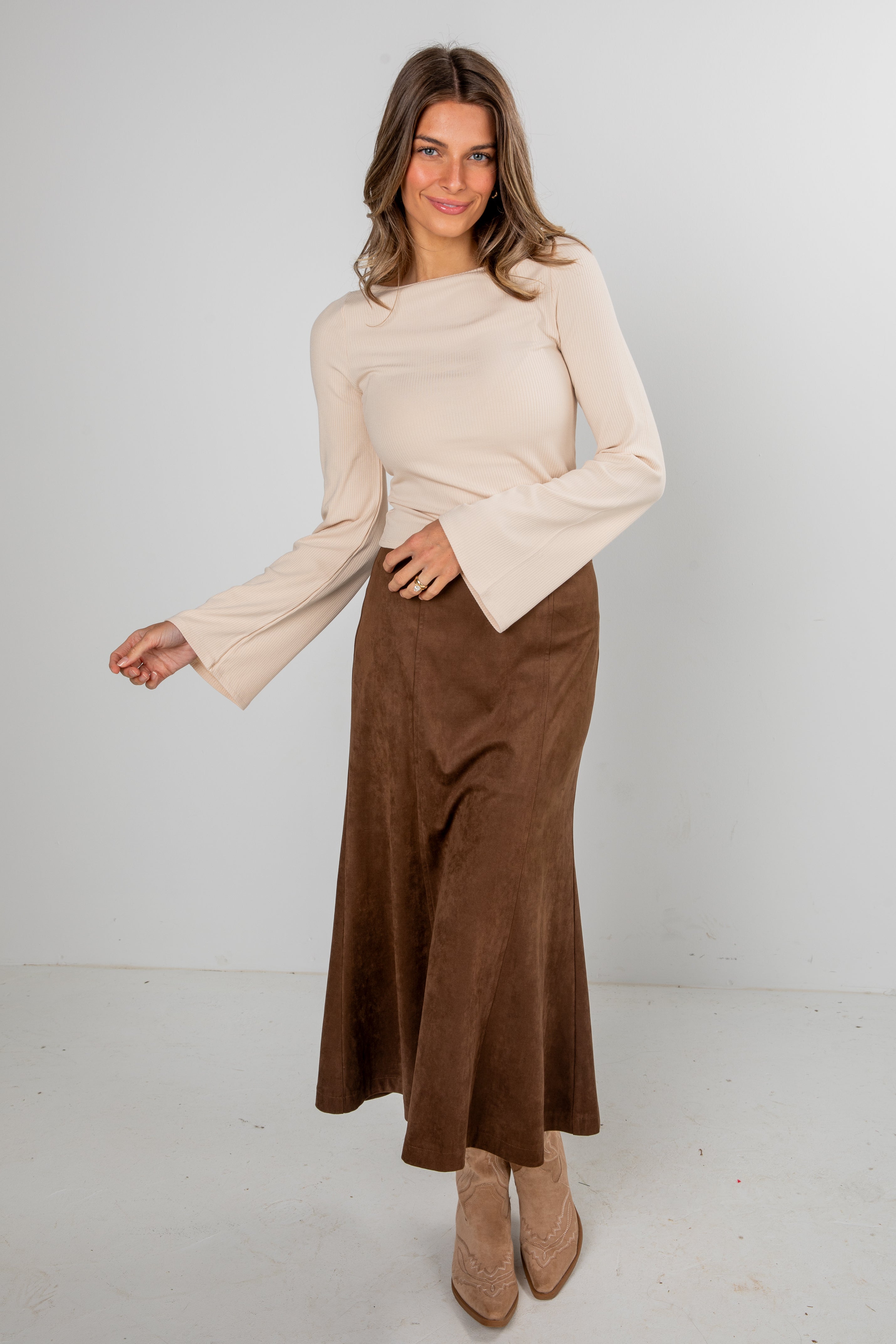 Noelle Everyday Ribbed Knit Top - DOORBUSTER