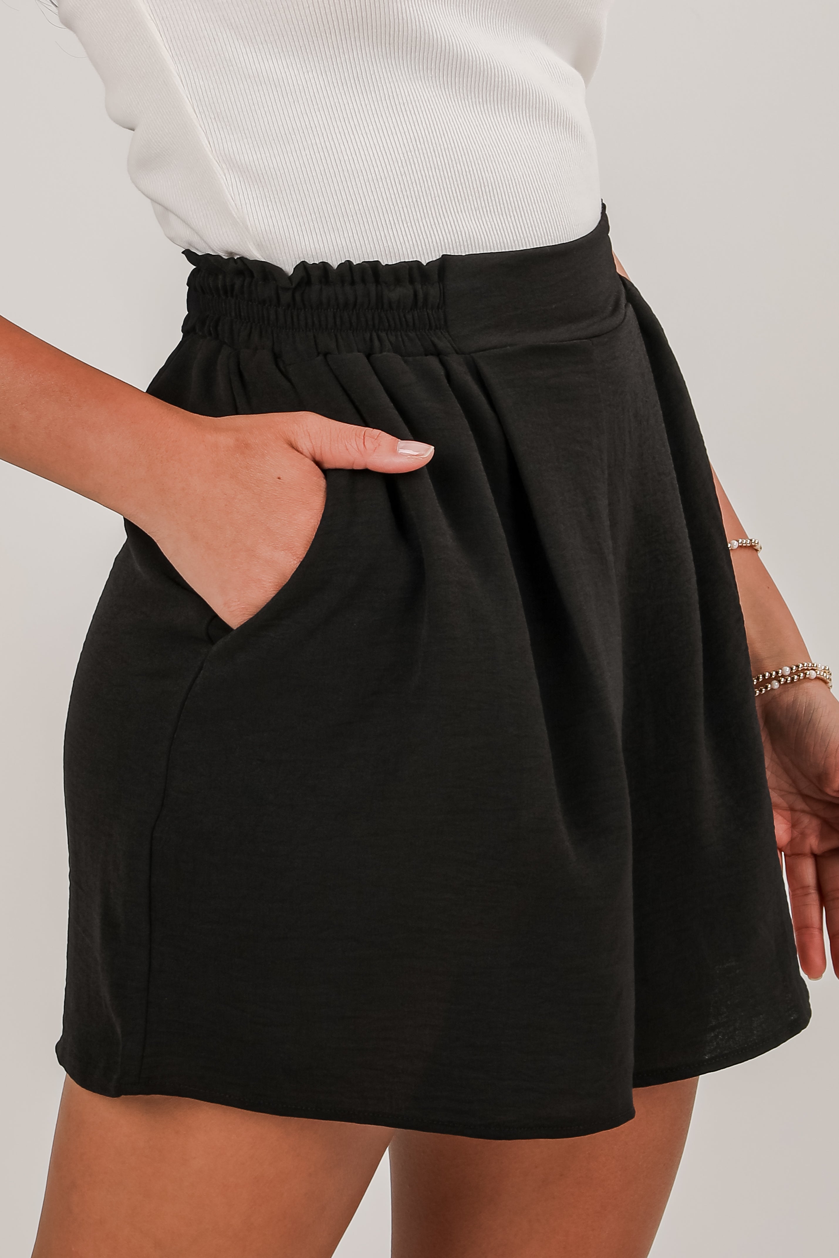 FINAL SALE - Make It Your Own Black Shorts - DU DEAL
