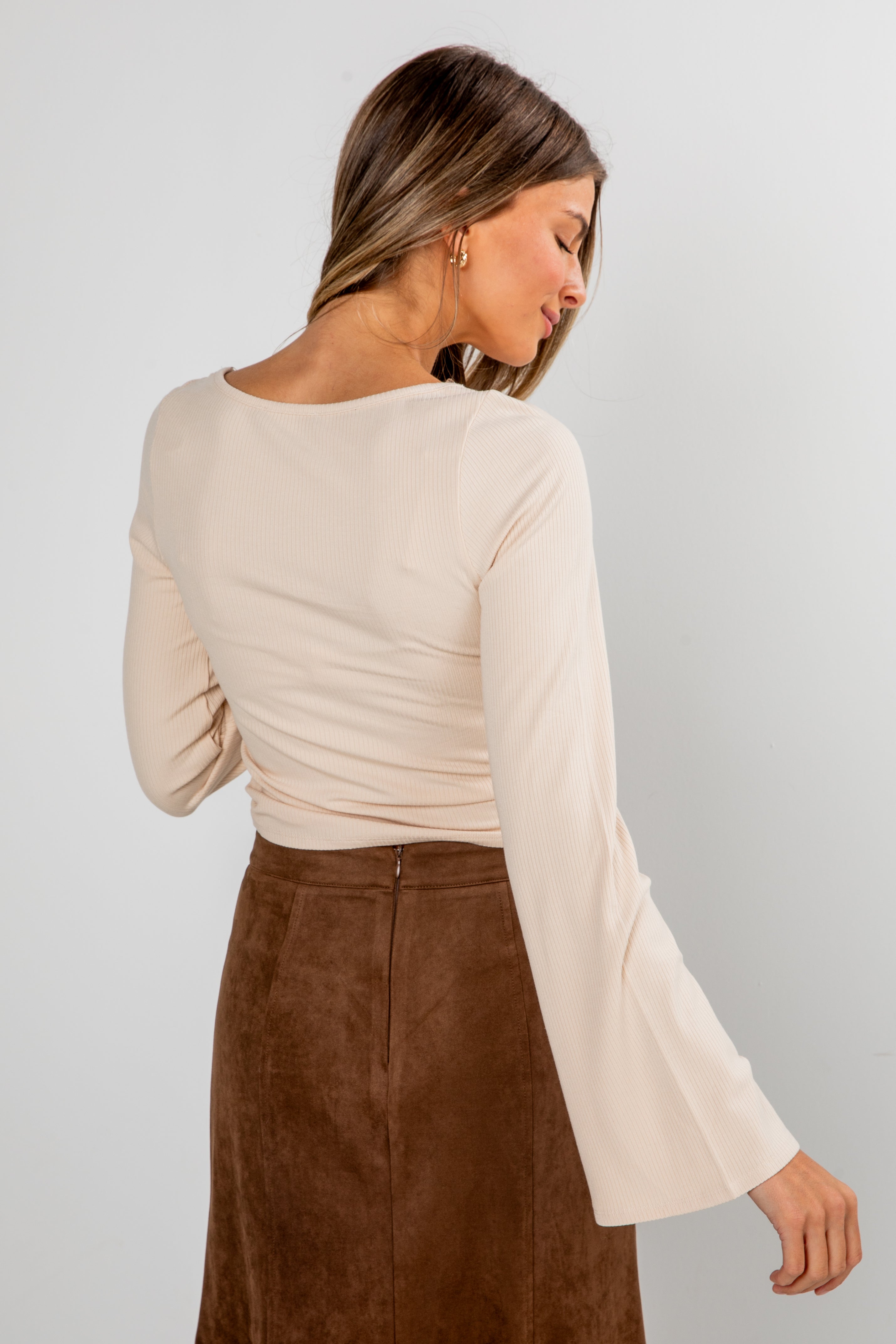 Noelle Everyday Ribbed Knit Top - DOORBUSTER