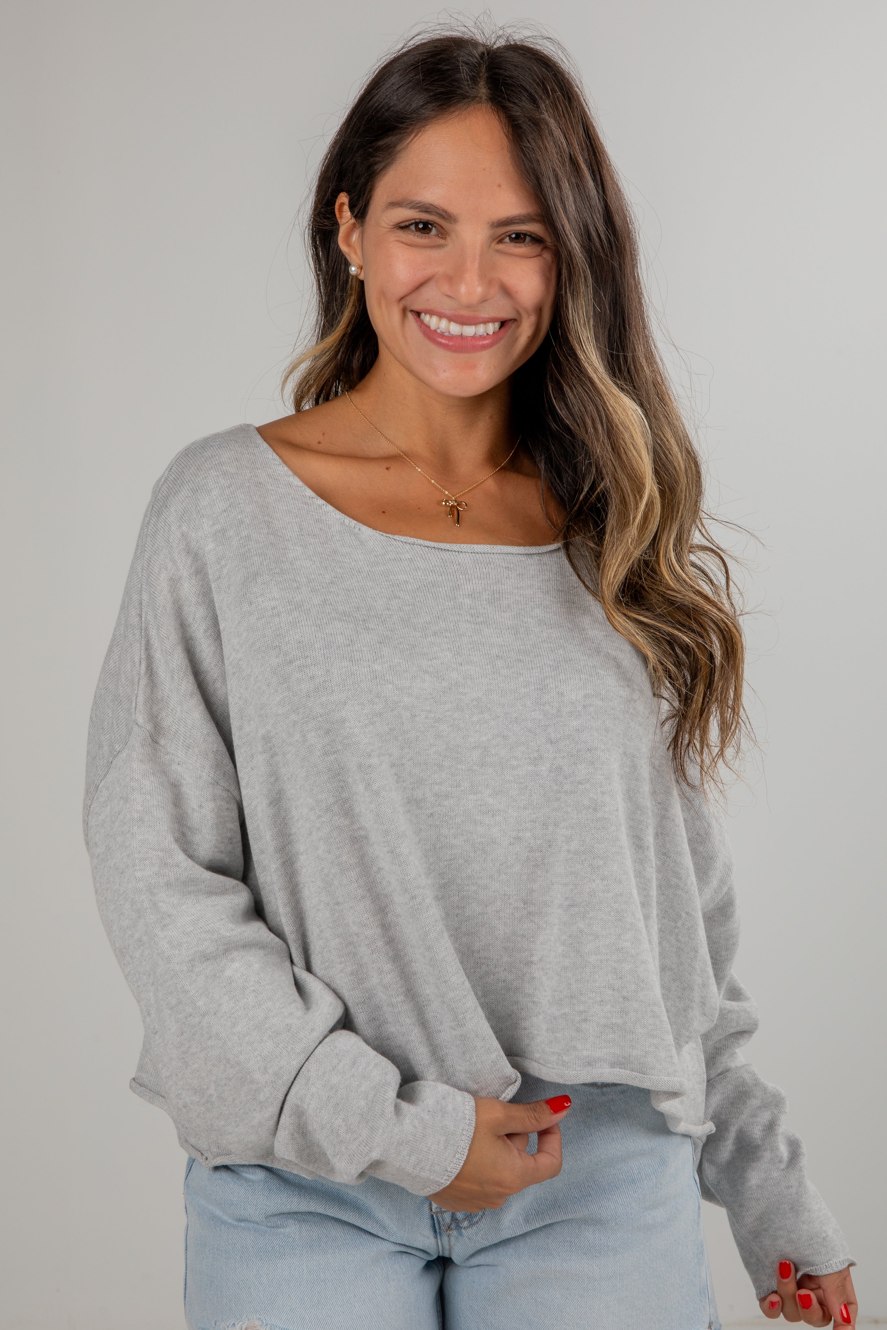 FINAL SALE - Chase The Feelings Lightweight Knit Top