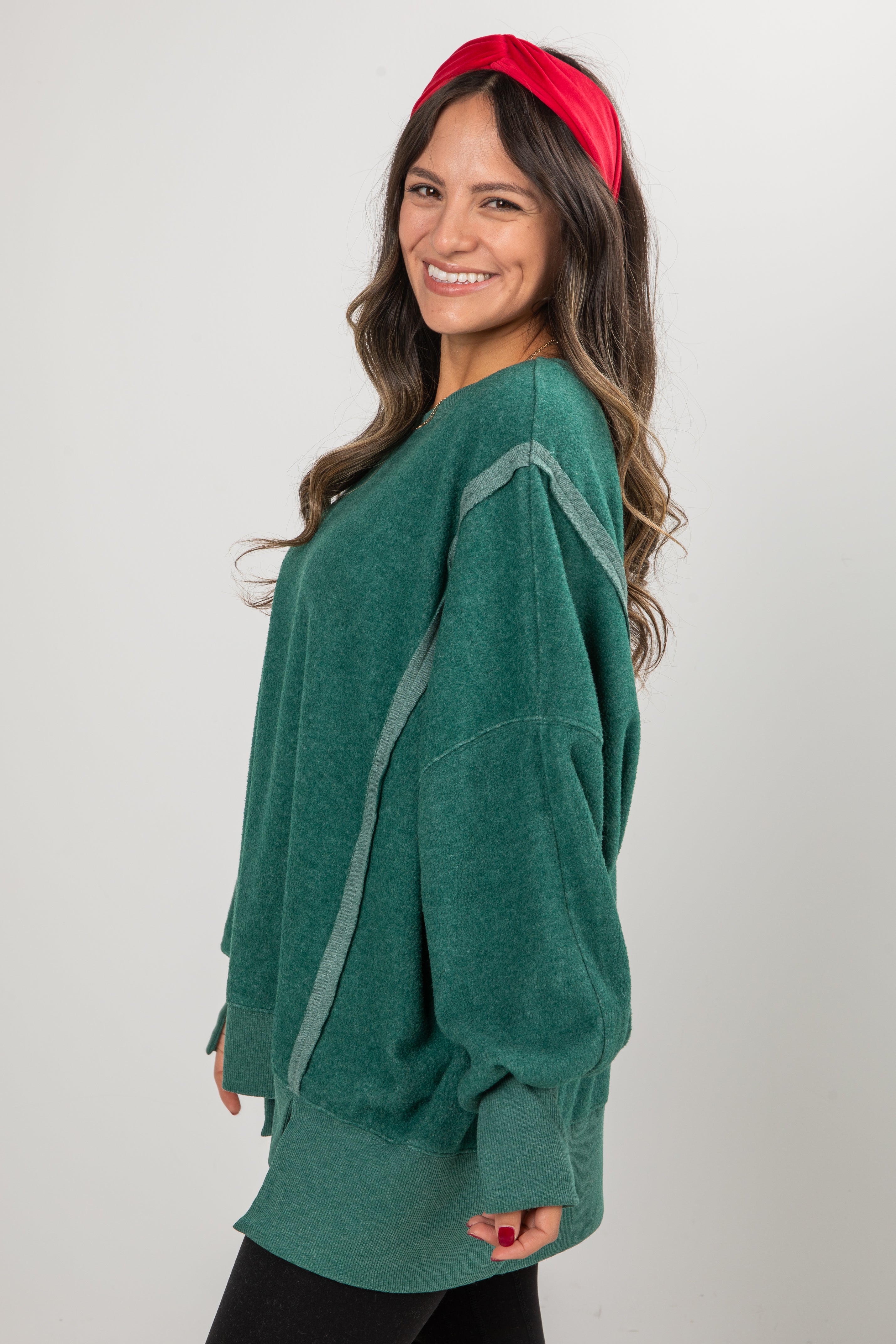 FINAL SALE - Snuggly Touch Soft Knit Oversized Pullover - DOORBUSTER