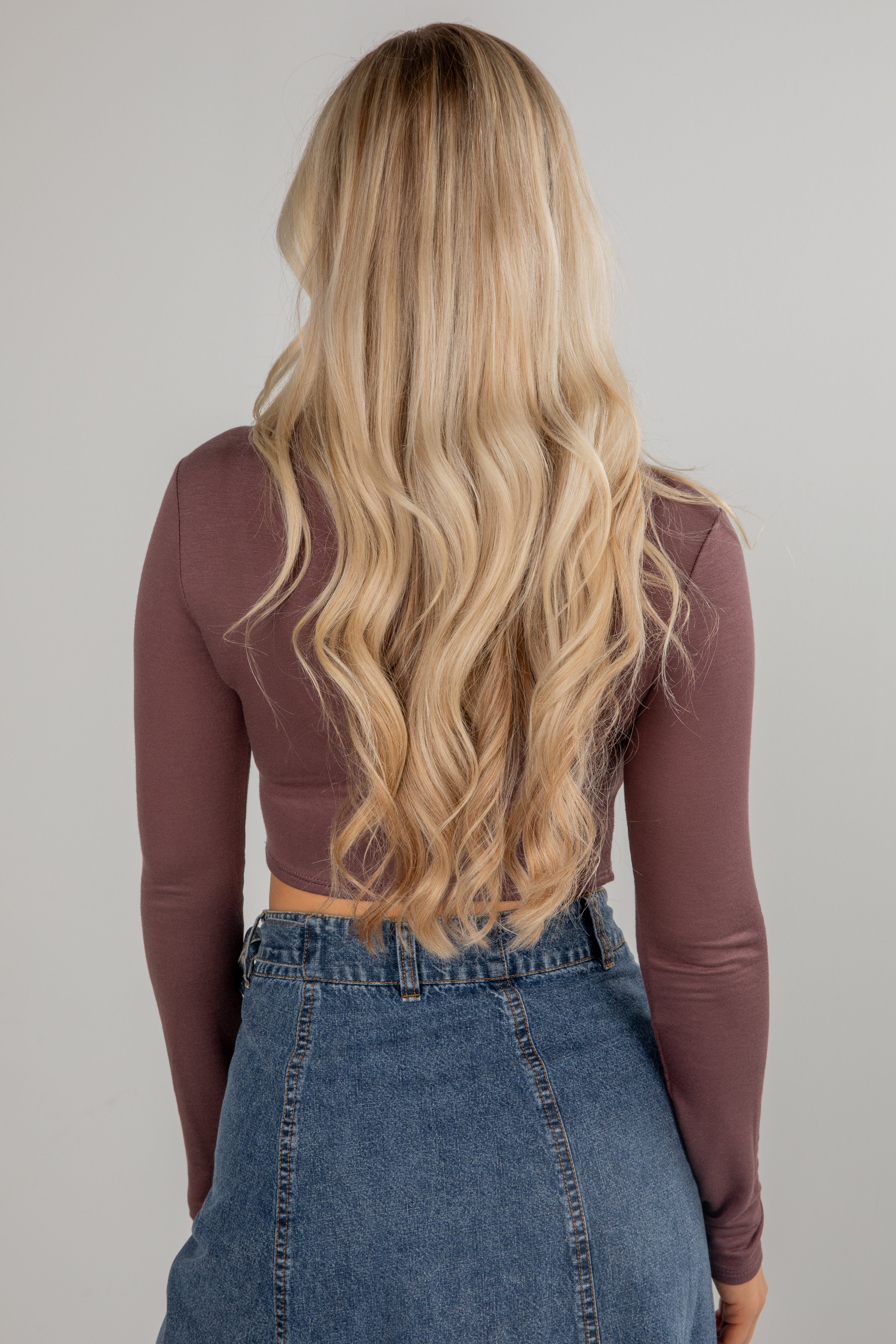 Naomi Everyday Mock Neck Crop Top - DU DEAL