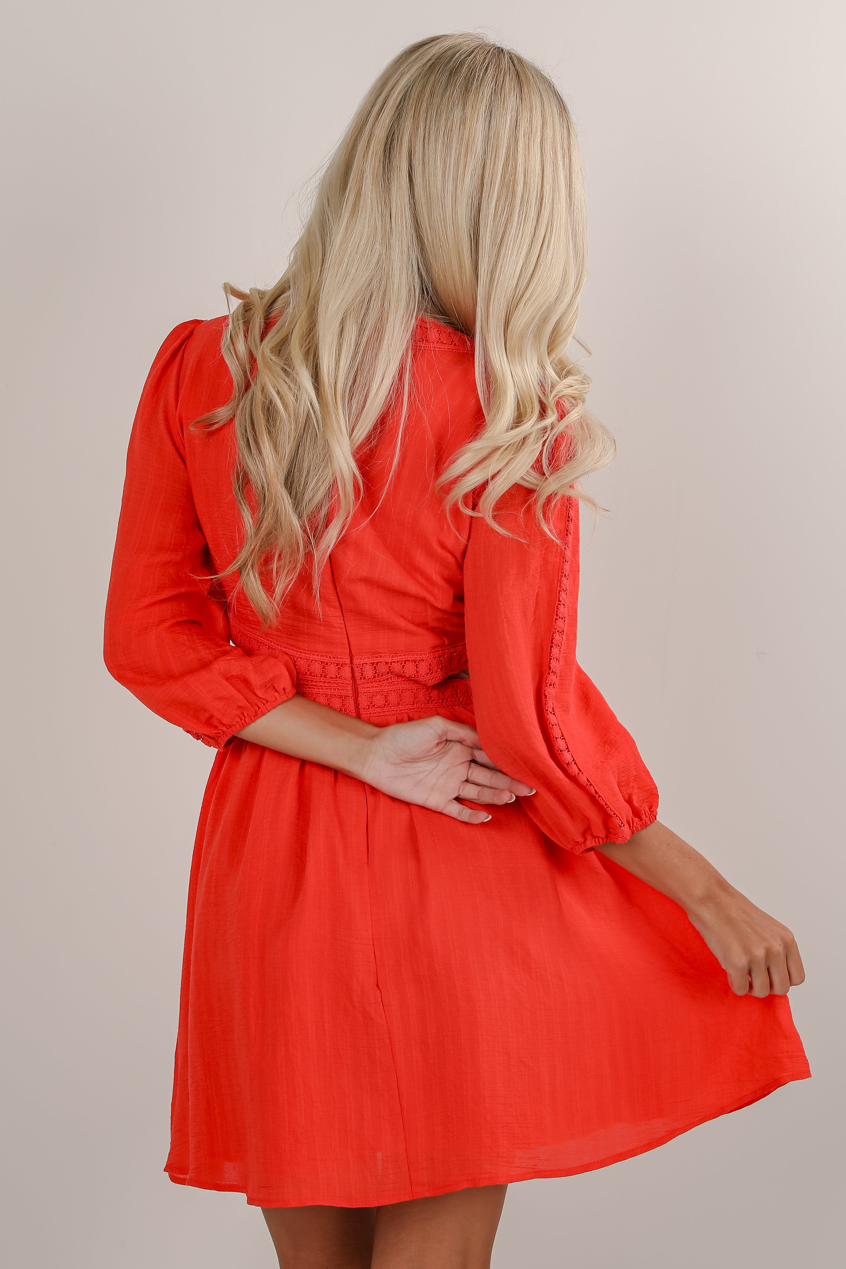 FINAL SALE - Keep It Up Red Cutout Mini Dress