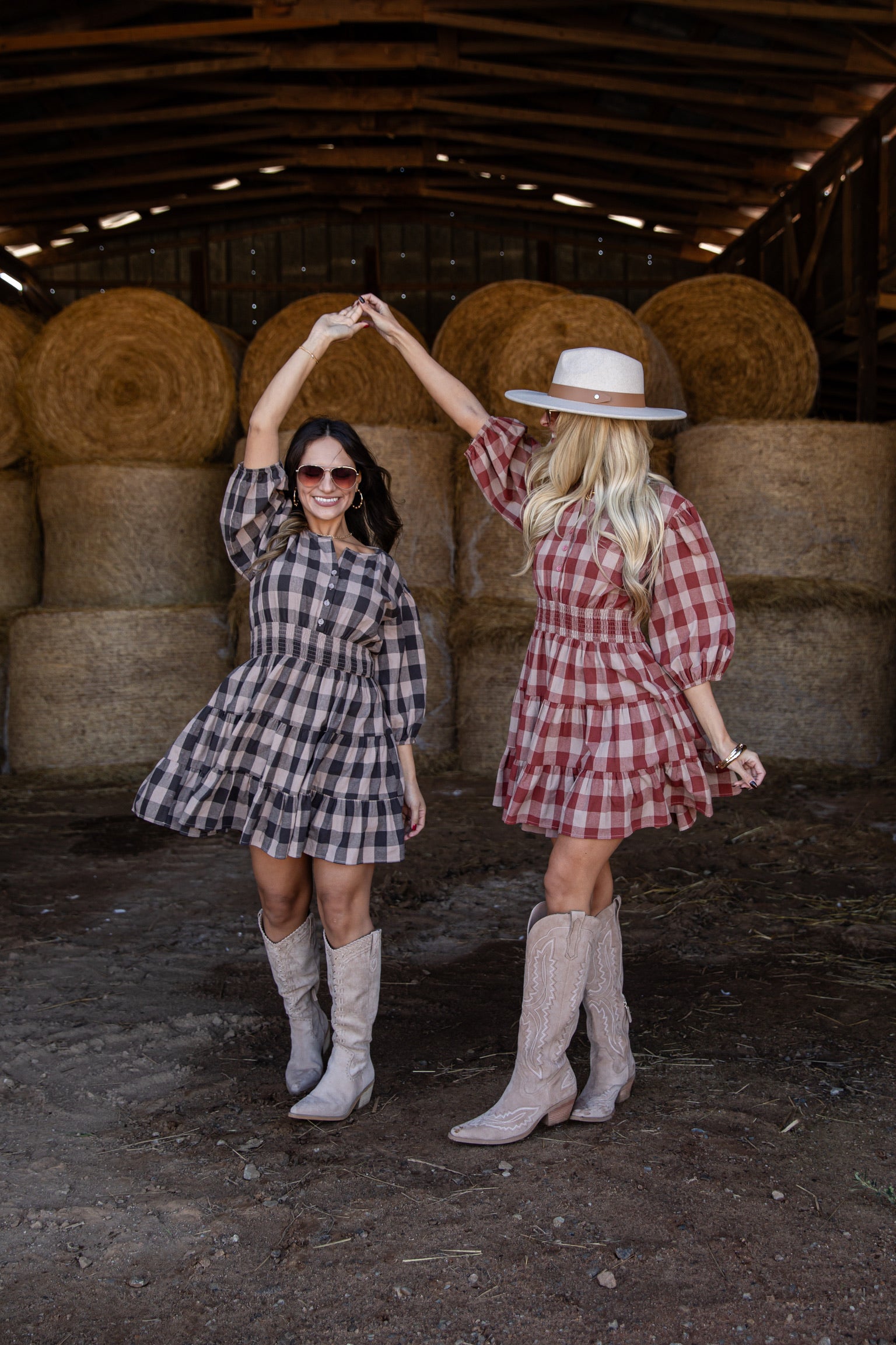 FINAL SALE - Don't Think Twice Plaid Mini Dress