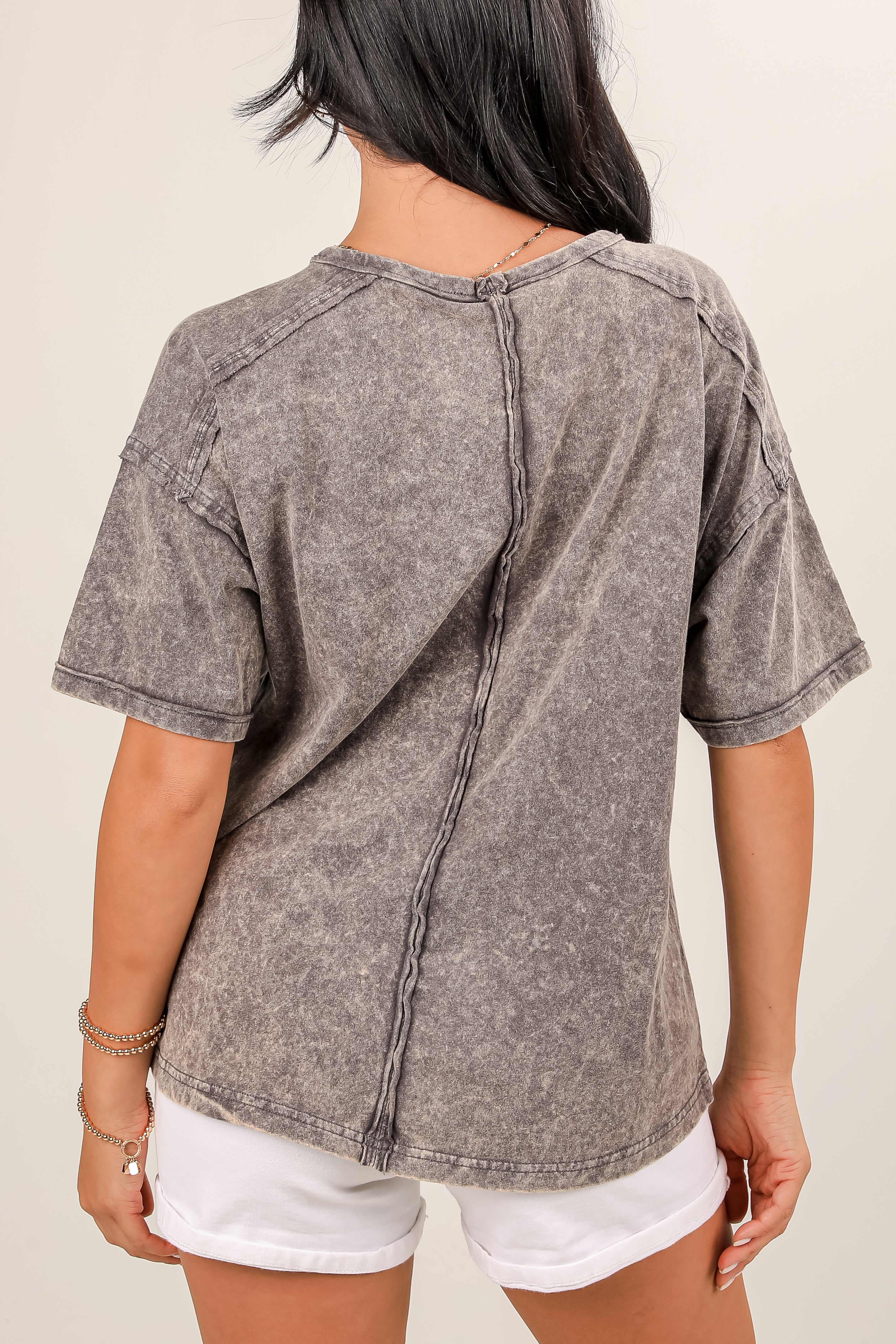 FINAL SALE - Sawyer Acid Washed Tee - DU DEAL