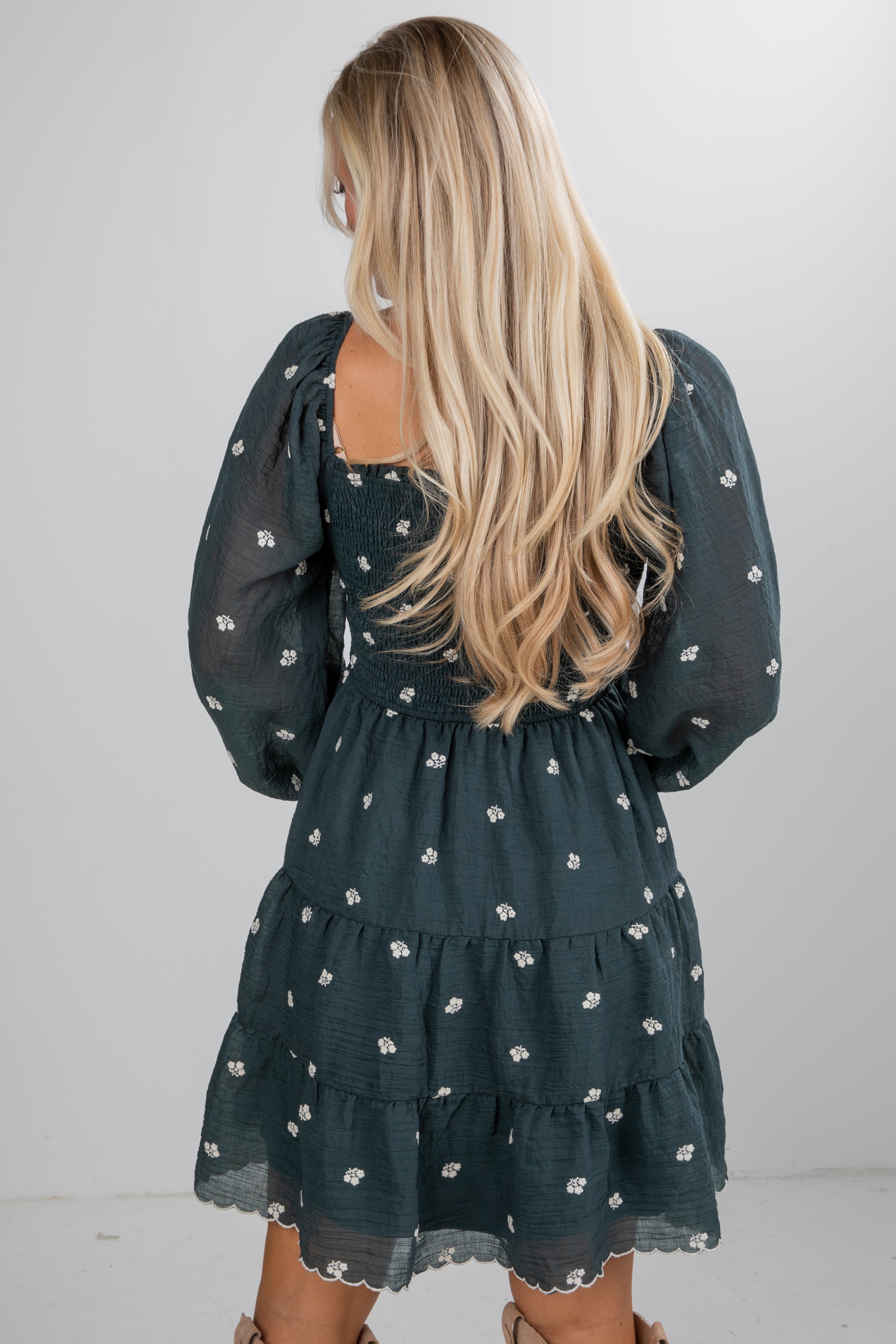 FINAL SALE - Forever Sensational Floral Smocked Mini Dress
