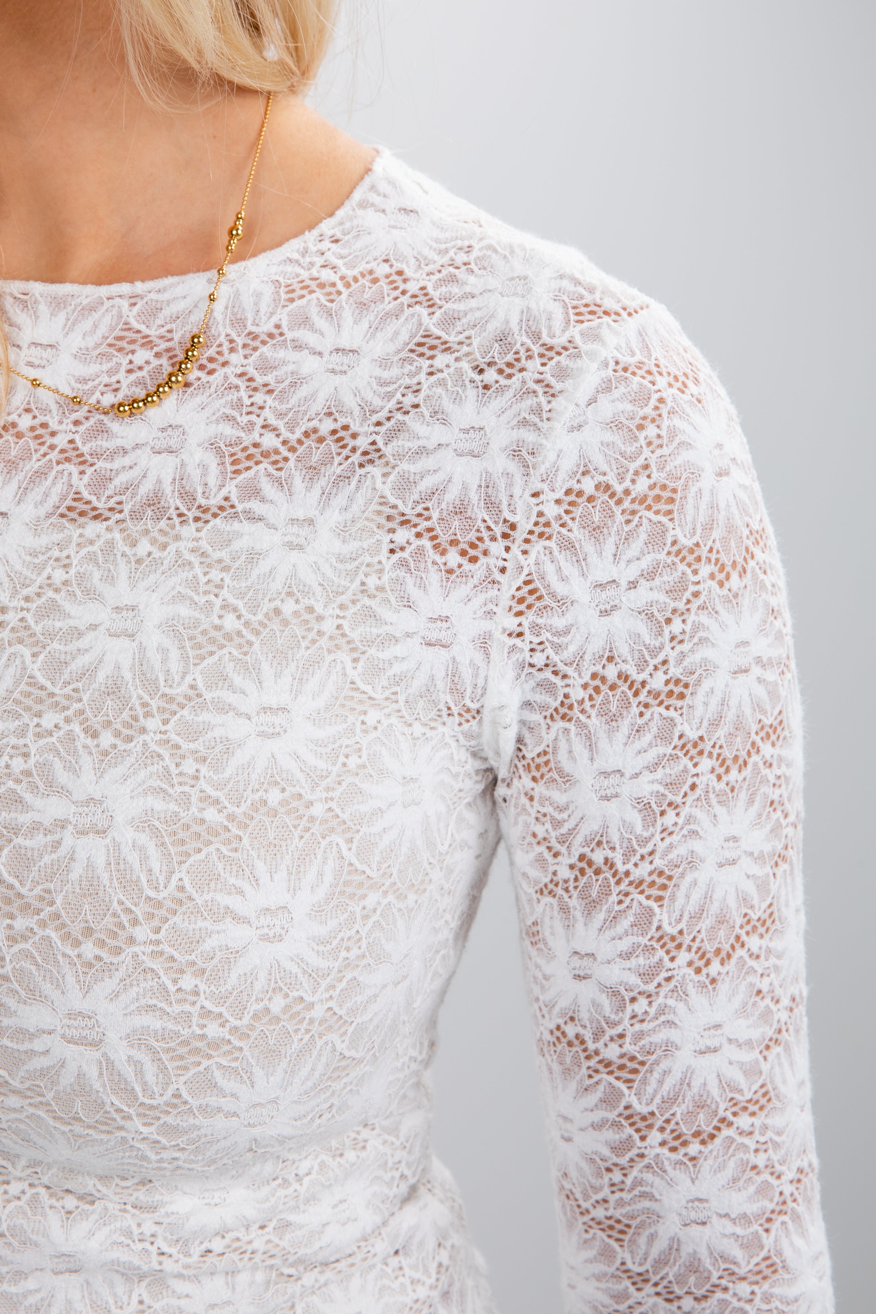 FINAL SALE - Make Me Smile Floral Lace Top - DU DEAL