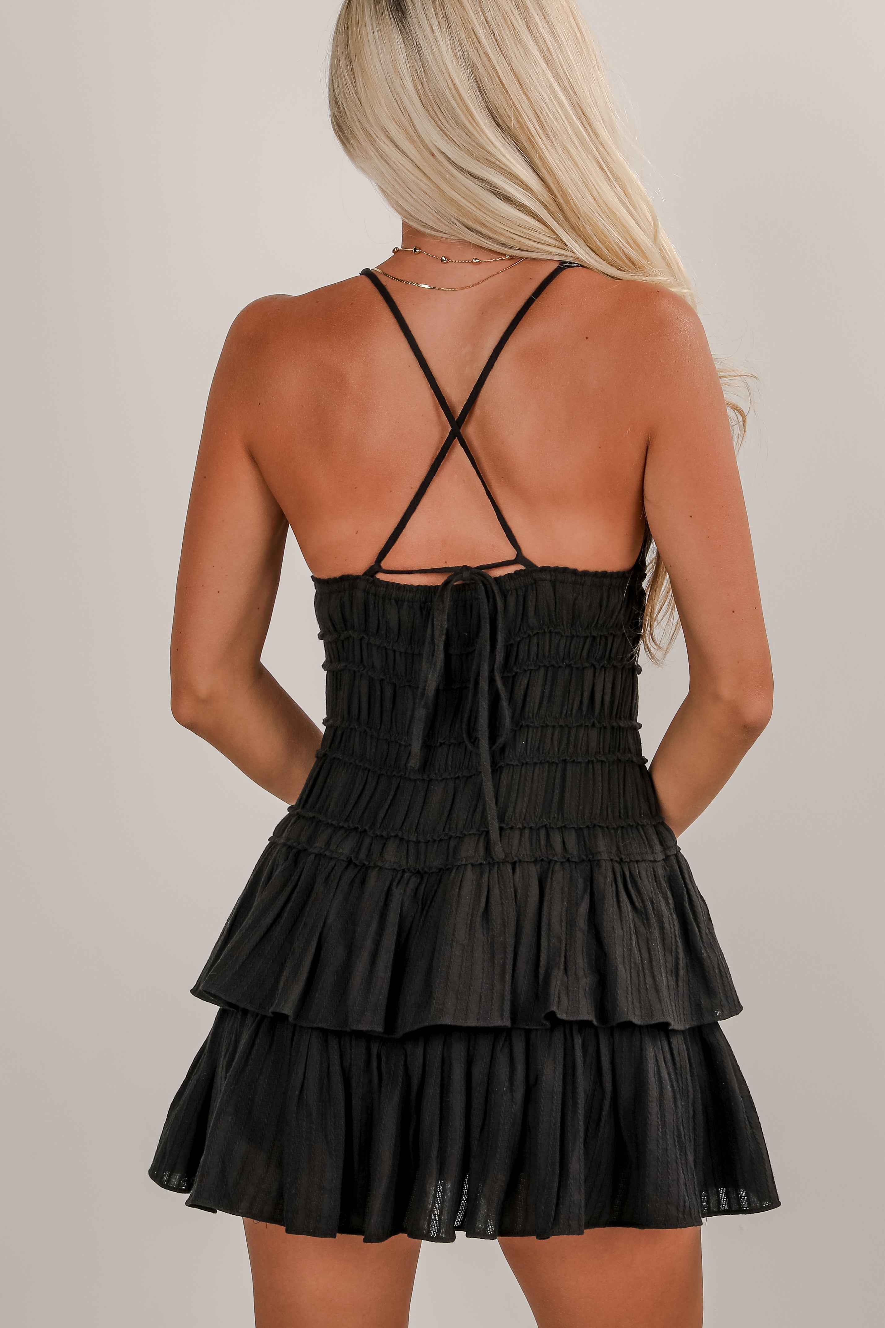 FINAL SALE - In Your Prime Ruffle Mini Dress