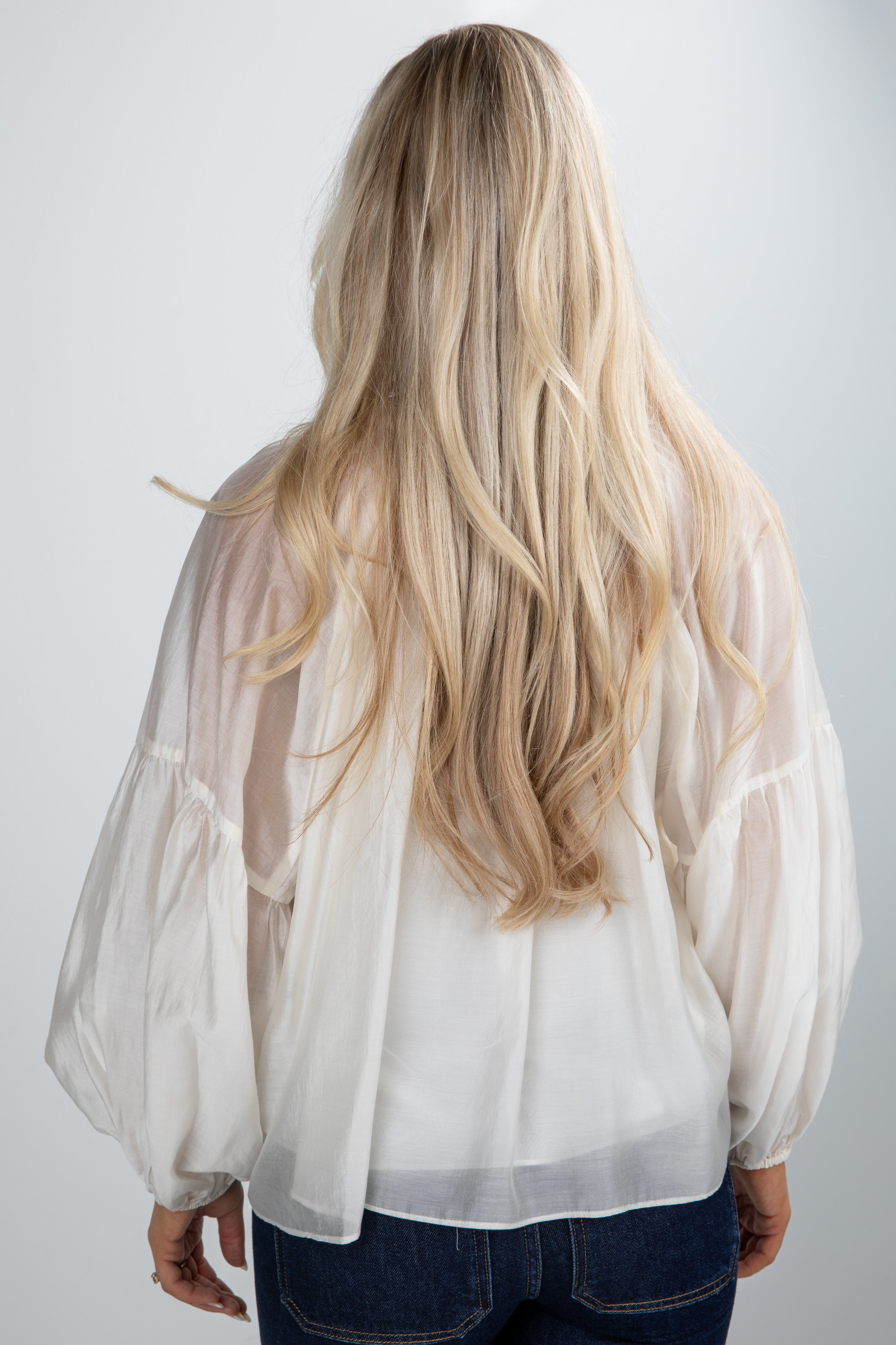 FINAL SALE - Dazzling Beauty Off White Blouse