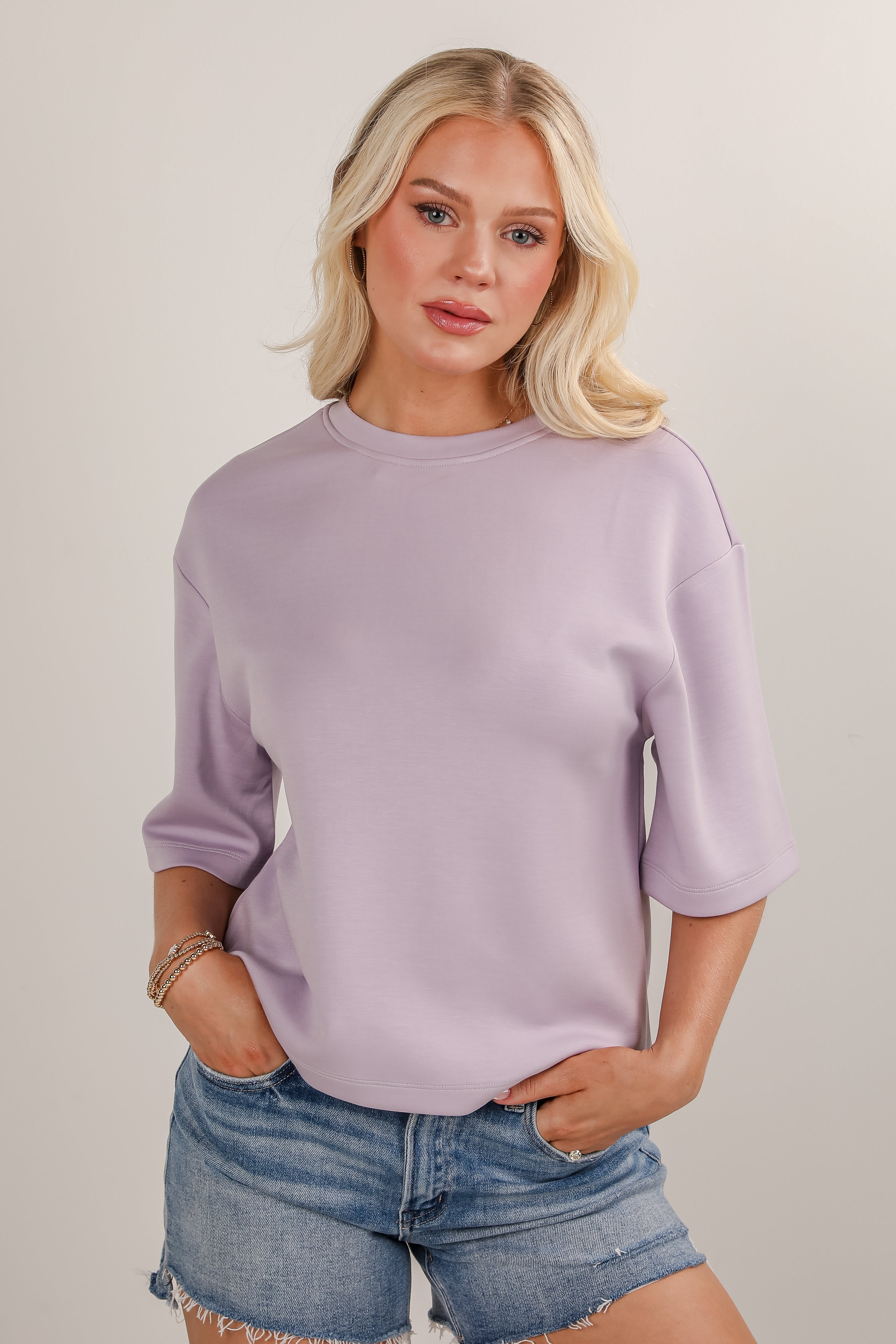 FINAL SALE - Better Perspective Lilac Tee