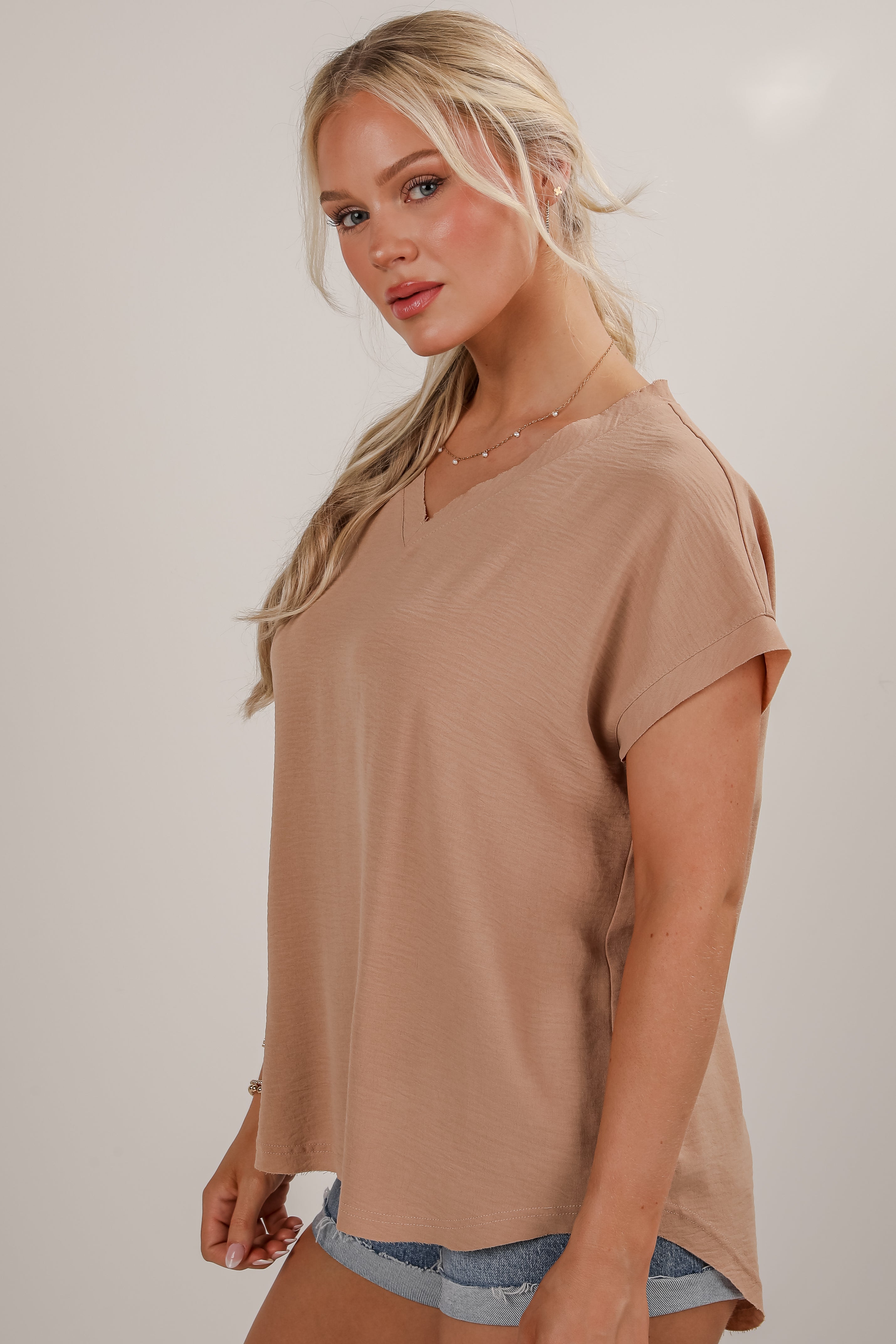 FINAL SALE - All The Charm V-Neck Blouse