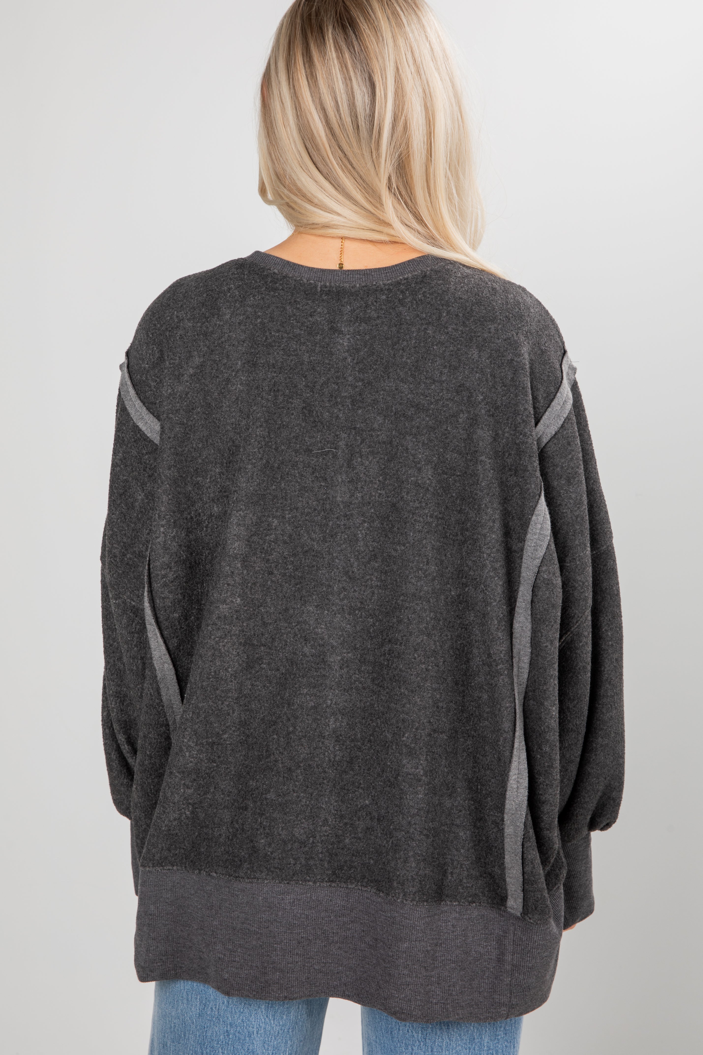 FINAL SALE - Snuggly Touch Soft Knit Oversized Pullover - DOORBUSTER