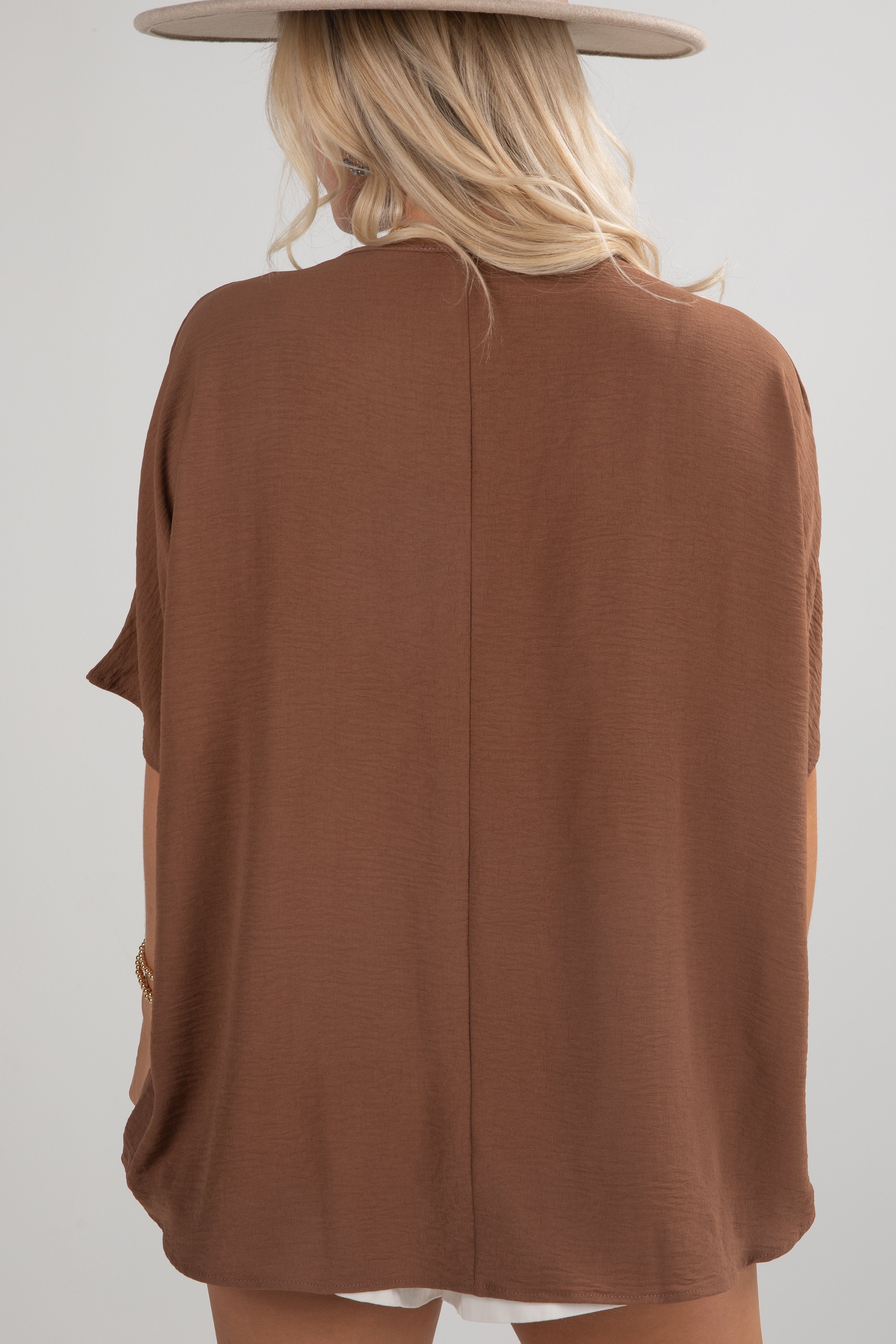 FINAL SALE - Keep It Cool Oversized Blouse - DU DEAL
