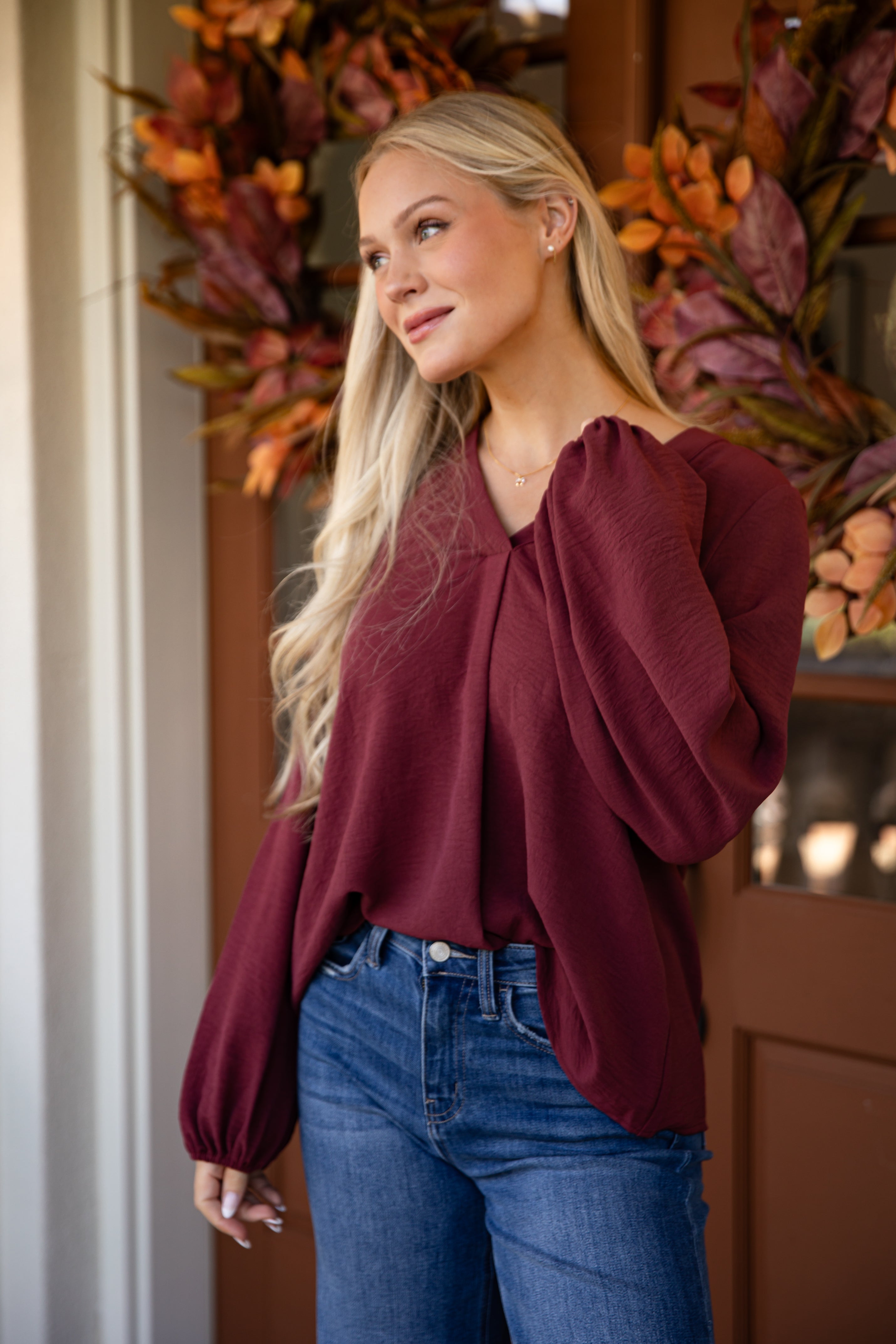 FINAL SALE - For The Day Blouse