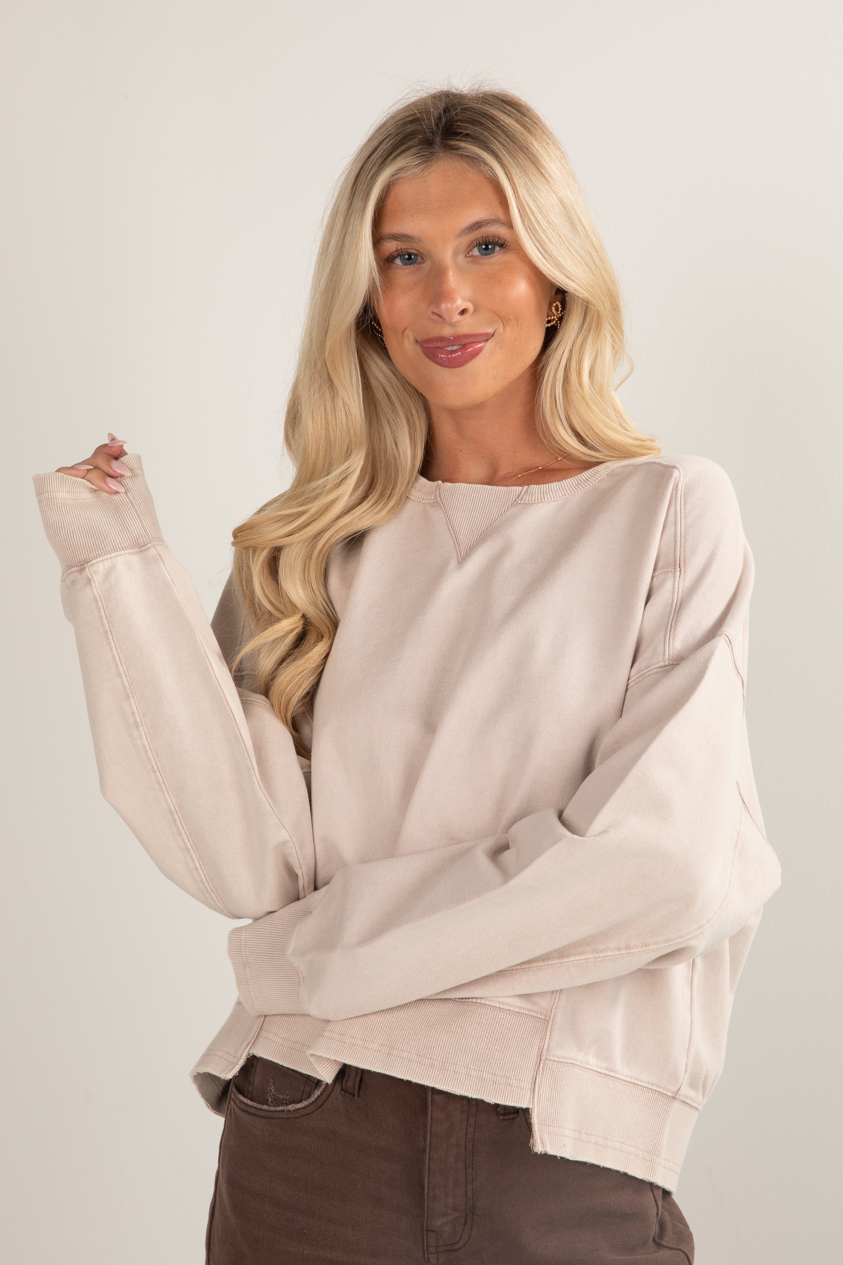 FINAL SALE - Staying At Home Pullover