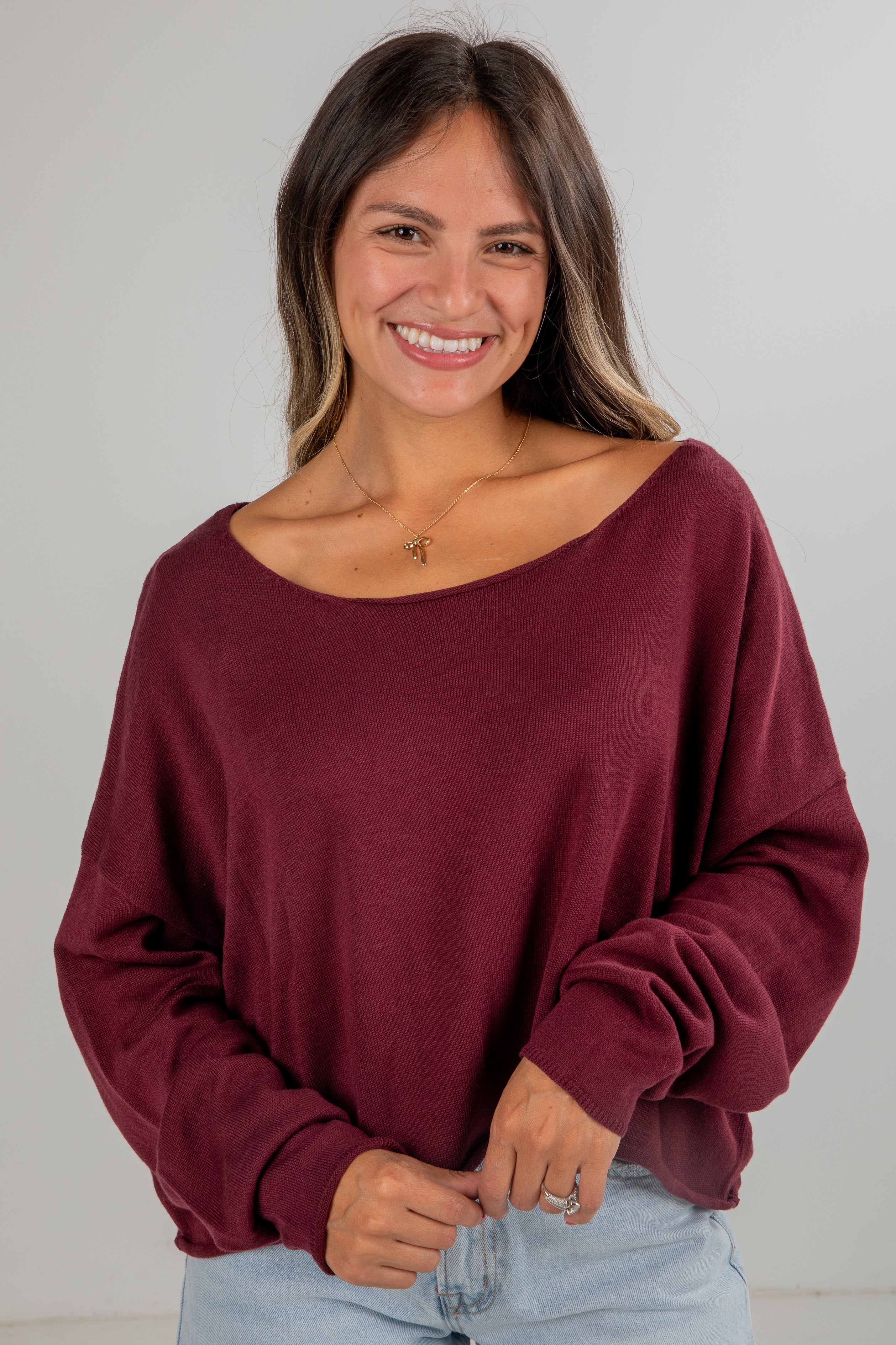 FINAL SALE - Chase The Feelings Lightweight Knit Top
