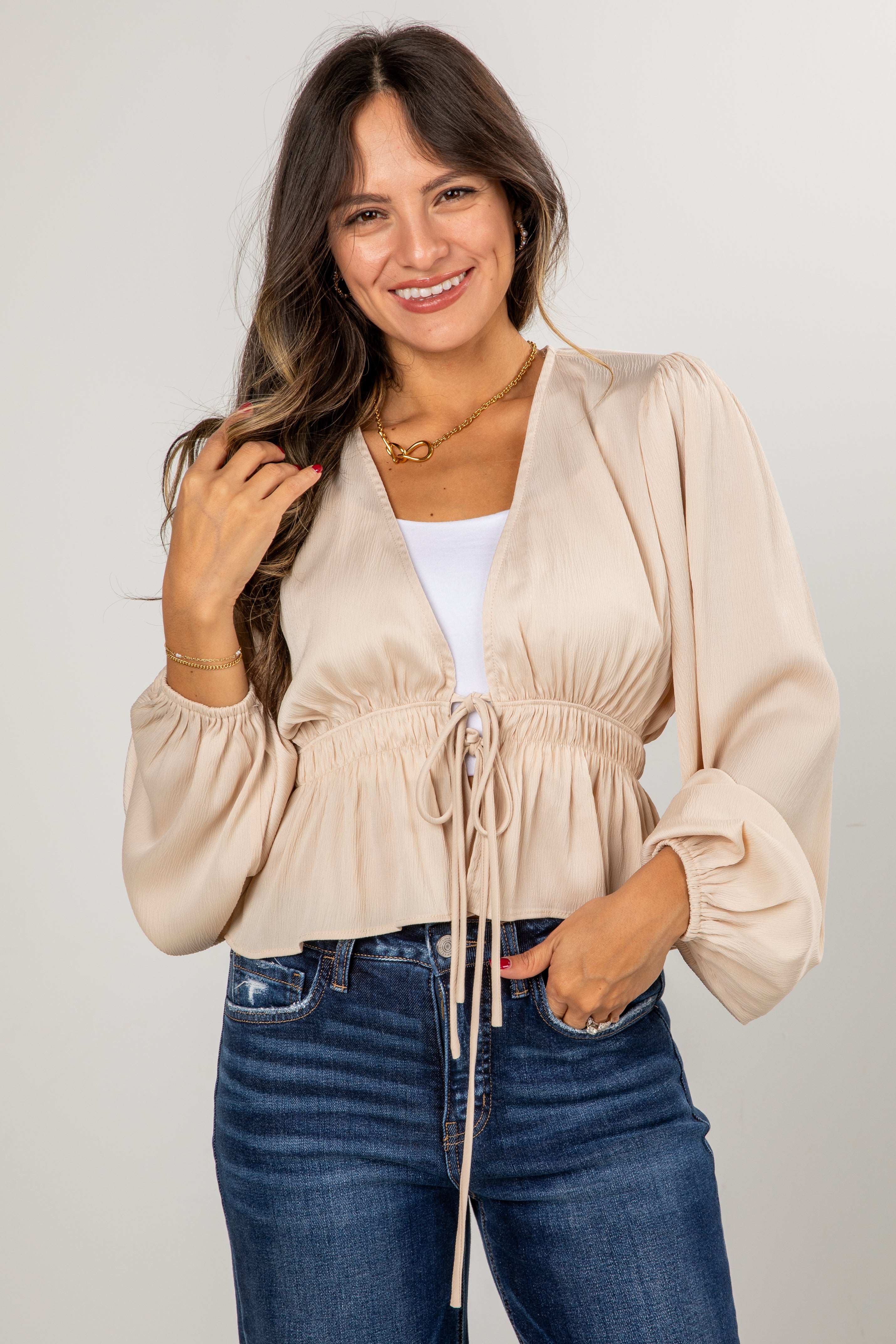 Champagne Toast Blouse