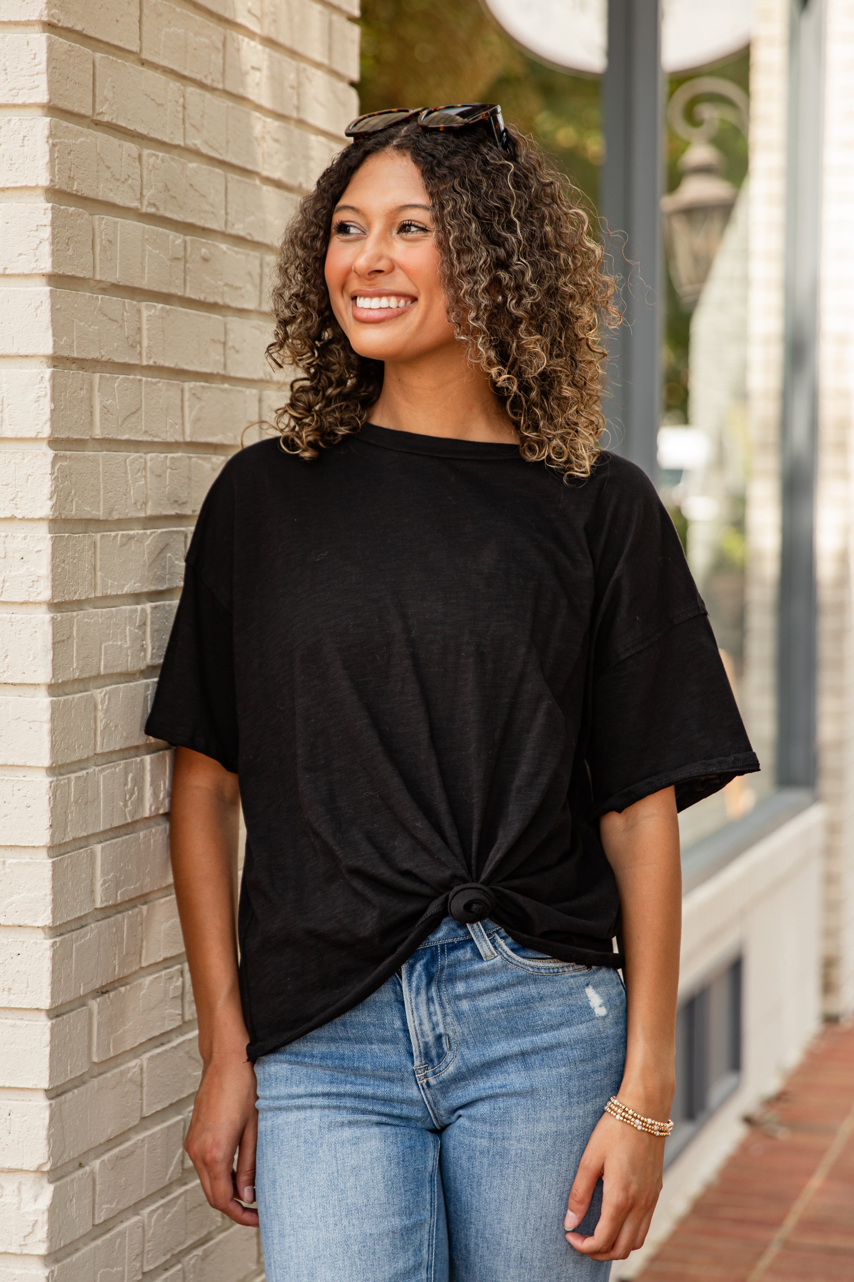 FINAL SALE - Abigail Everyday Short Sleeve Tee - DU DEAL