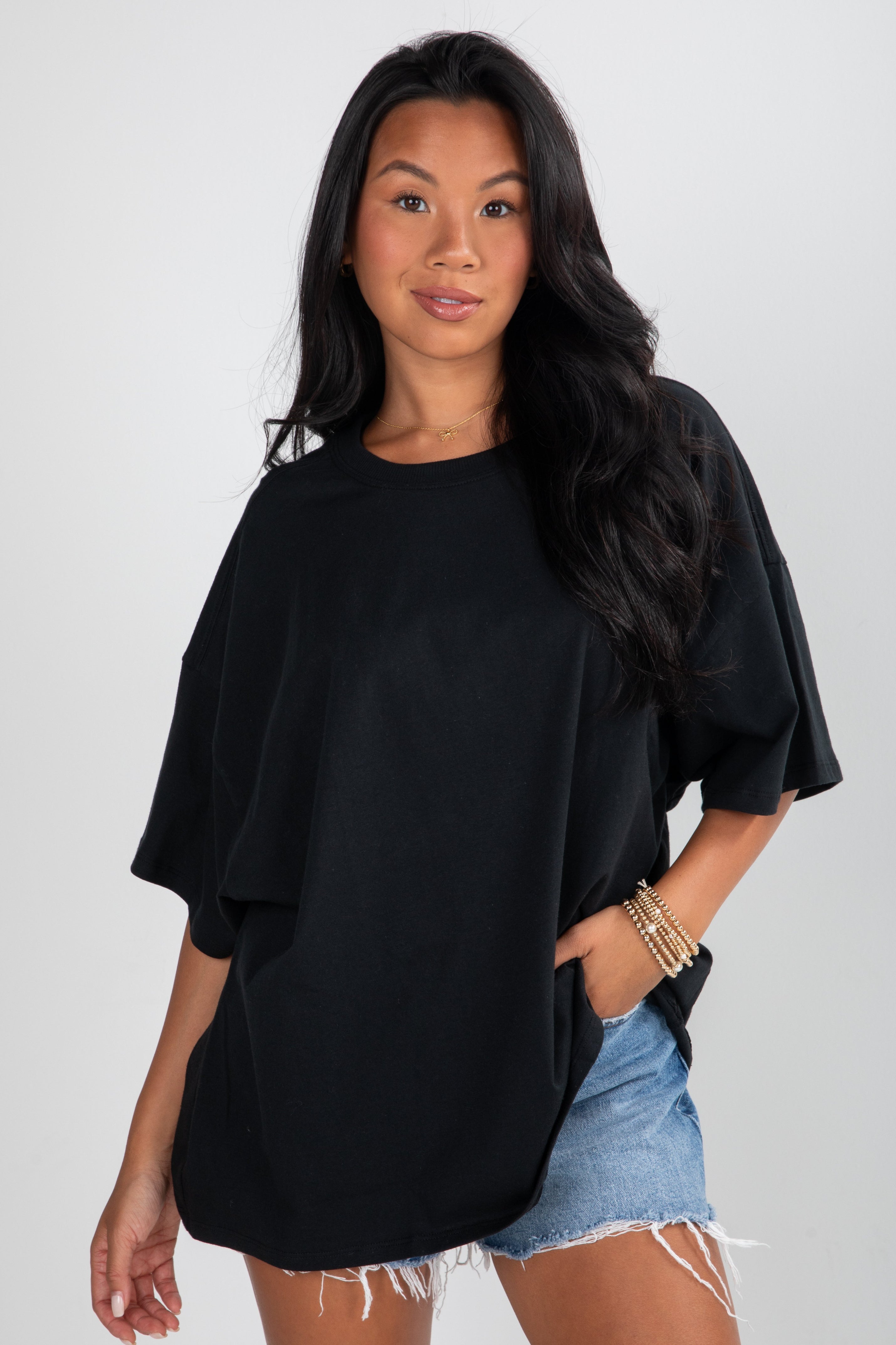 FINAL SALE - Cool Instincts Oversized Tee - DU DEAL