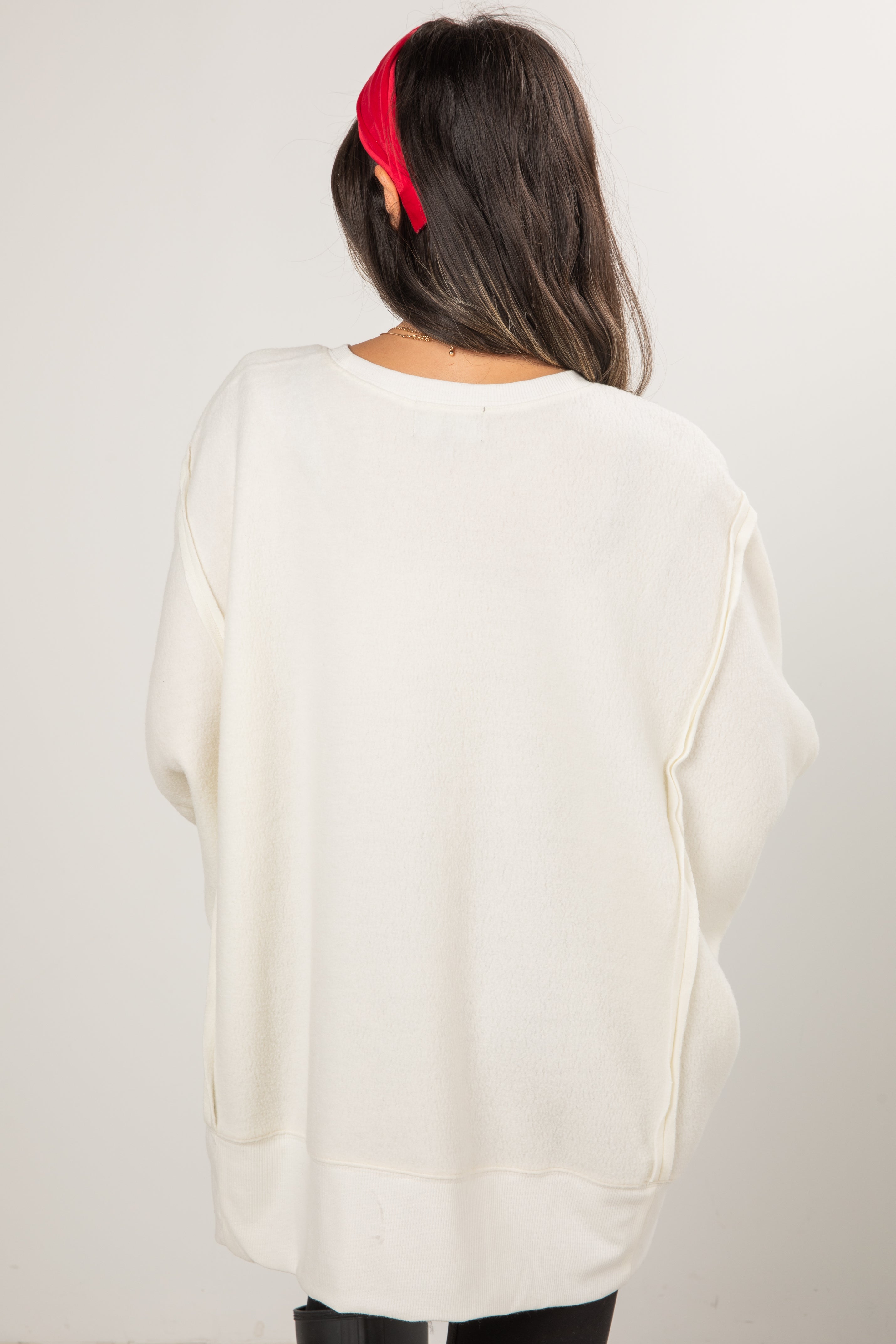 FINAL SALE - Snuggly Touch Soft Knit Oversized Pullover - DOORBUSTER