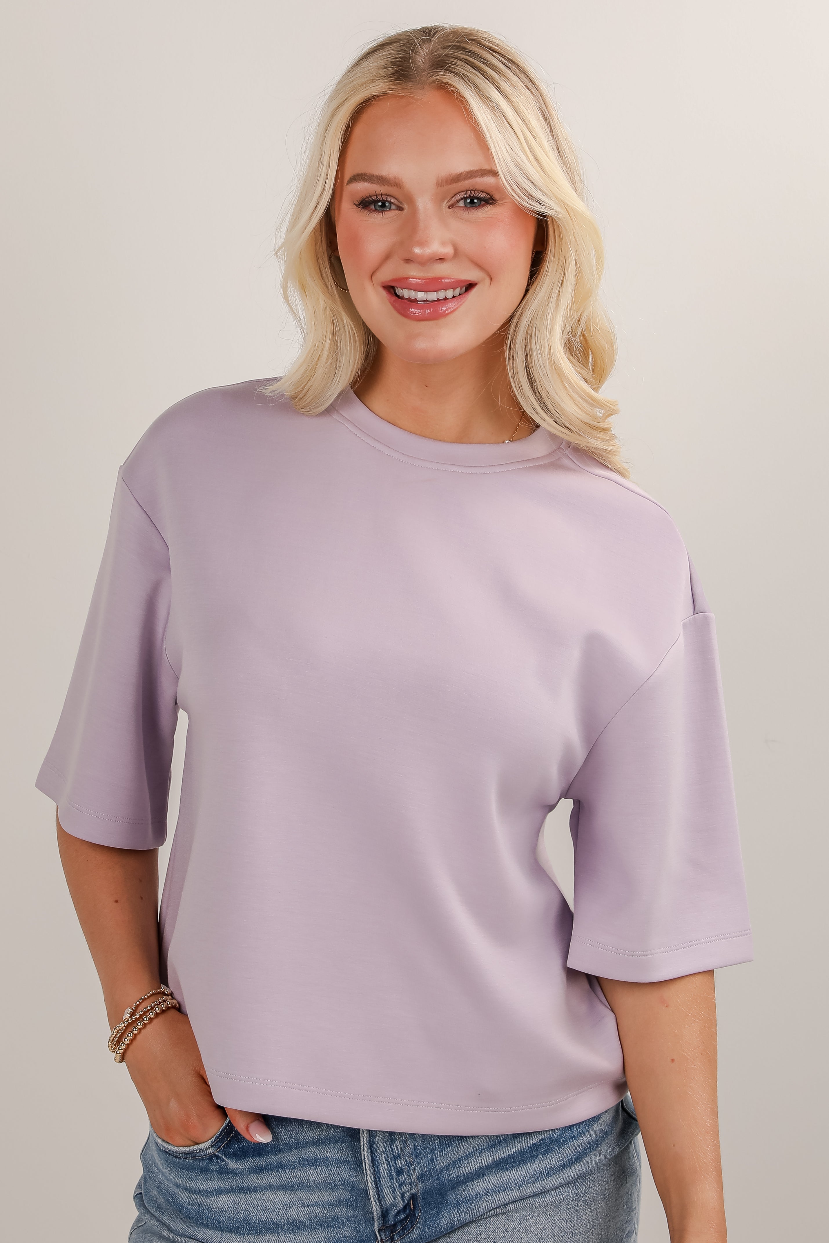 FINAL SALE - Better Perspective Lilac Tee