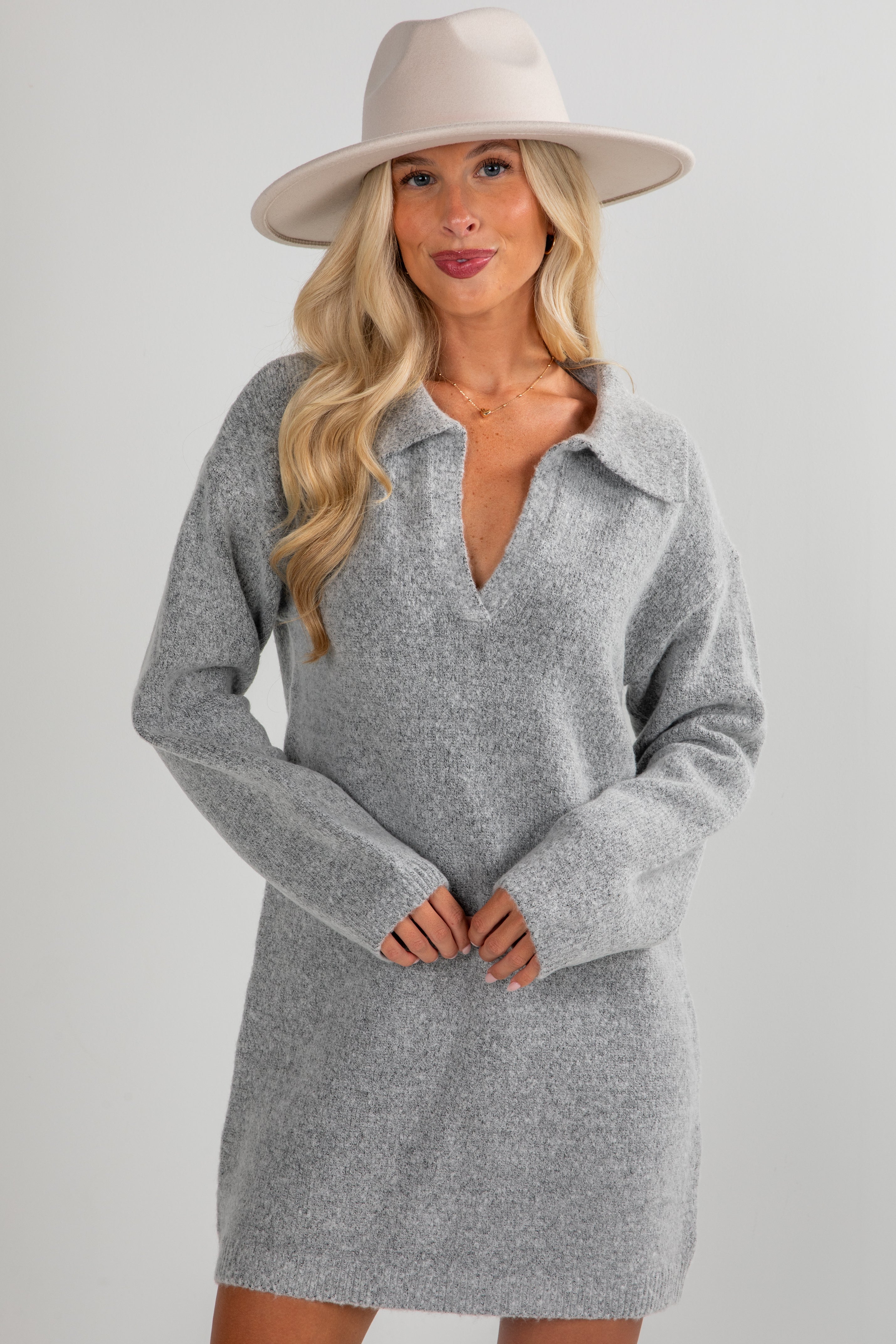 FINAL SALE - Until I Found You Sweater Dress