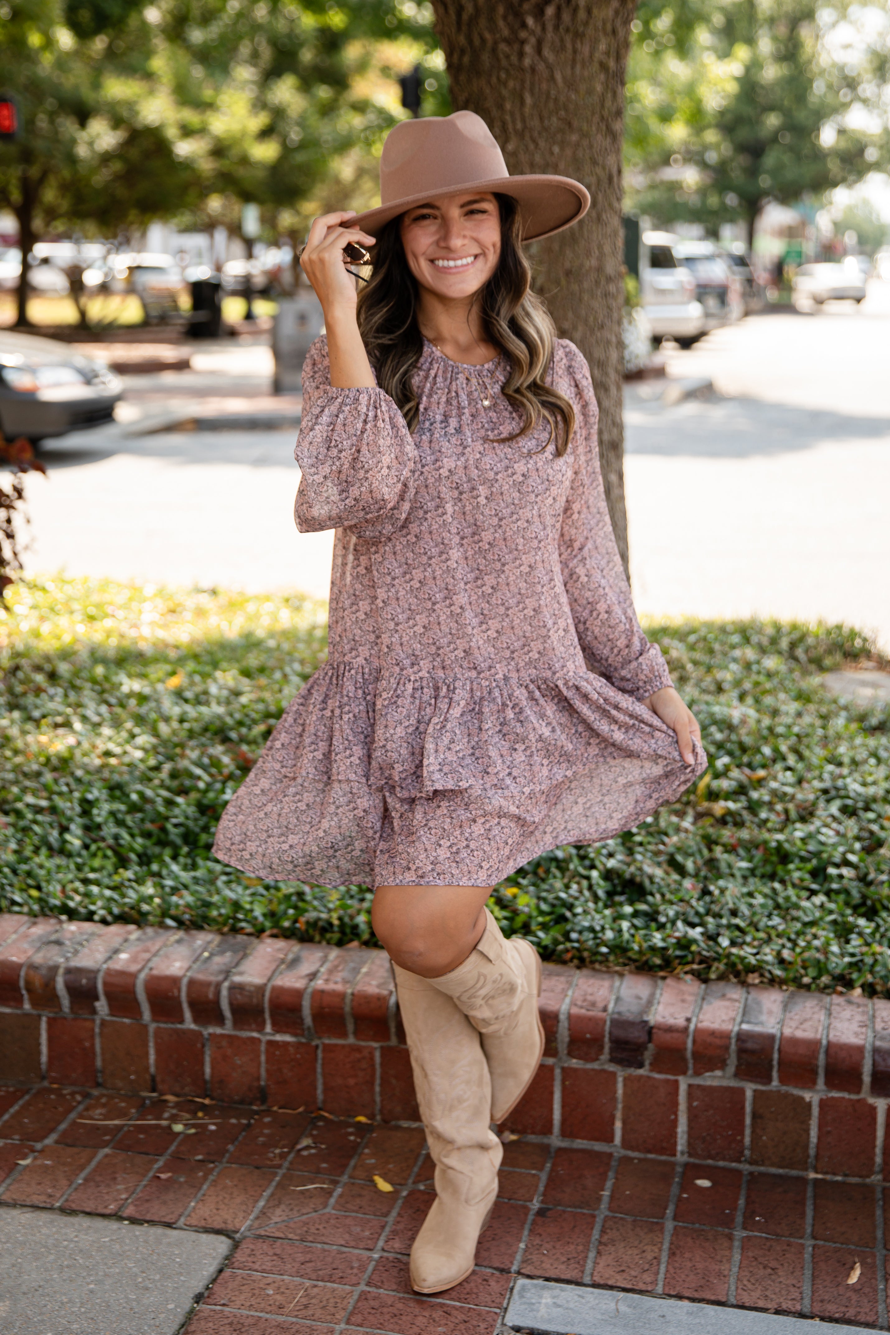 FINAL SALE - Too Good To Miss Blush Floral Mini Dress
