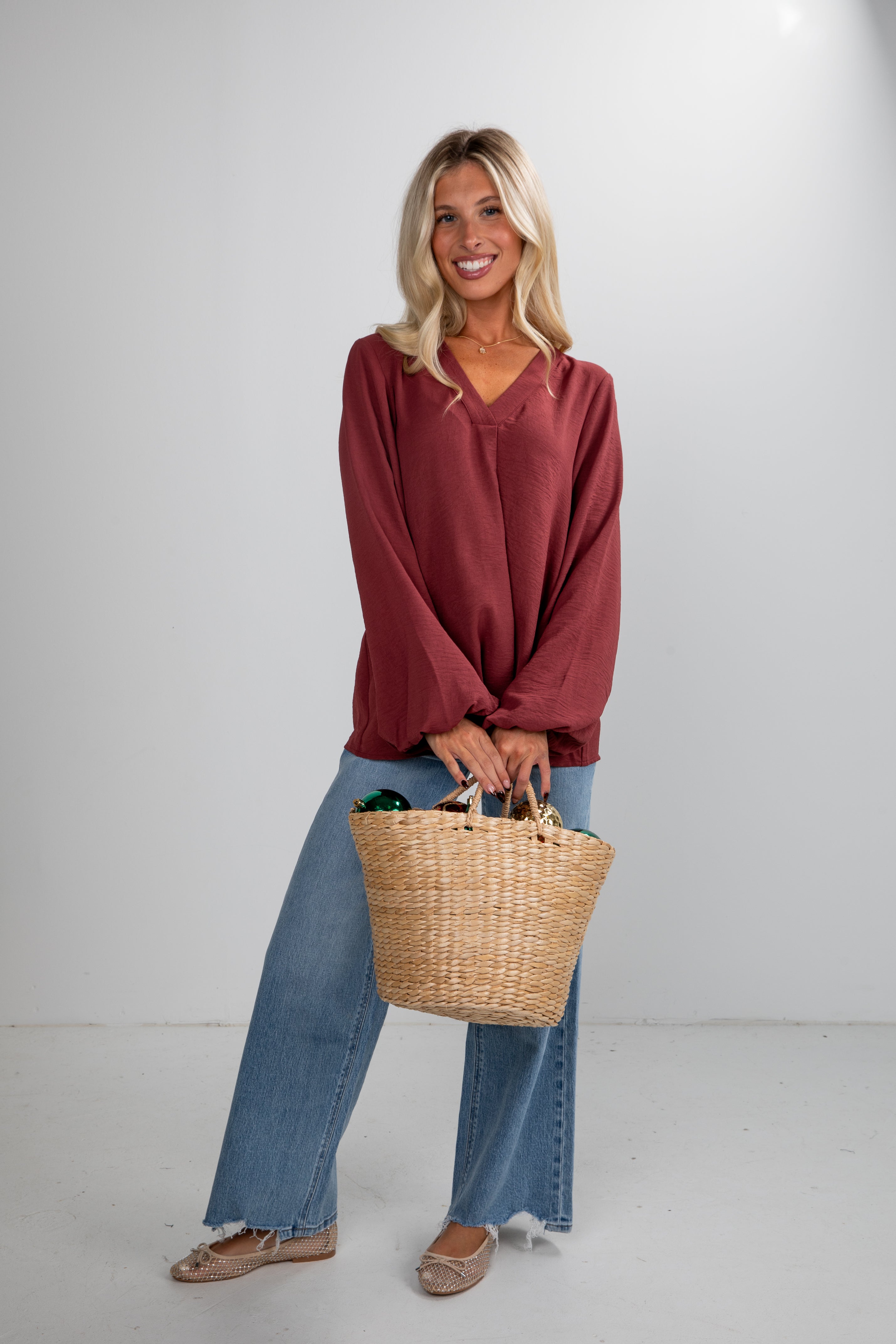 FINAL SALE - For The Day Blouse