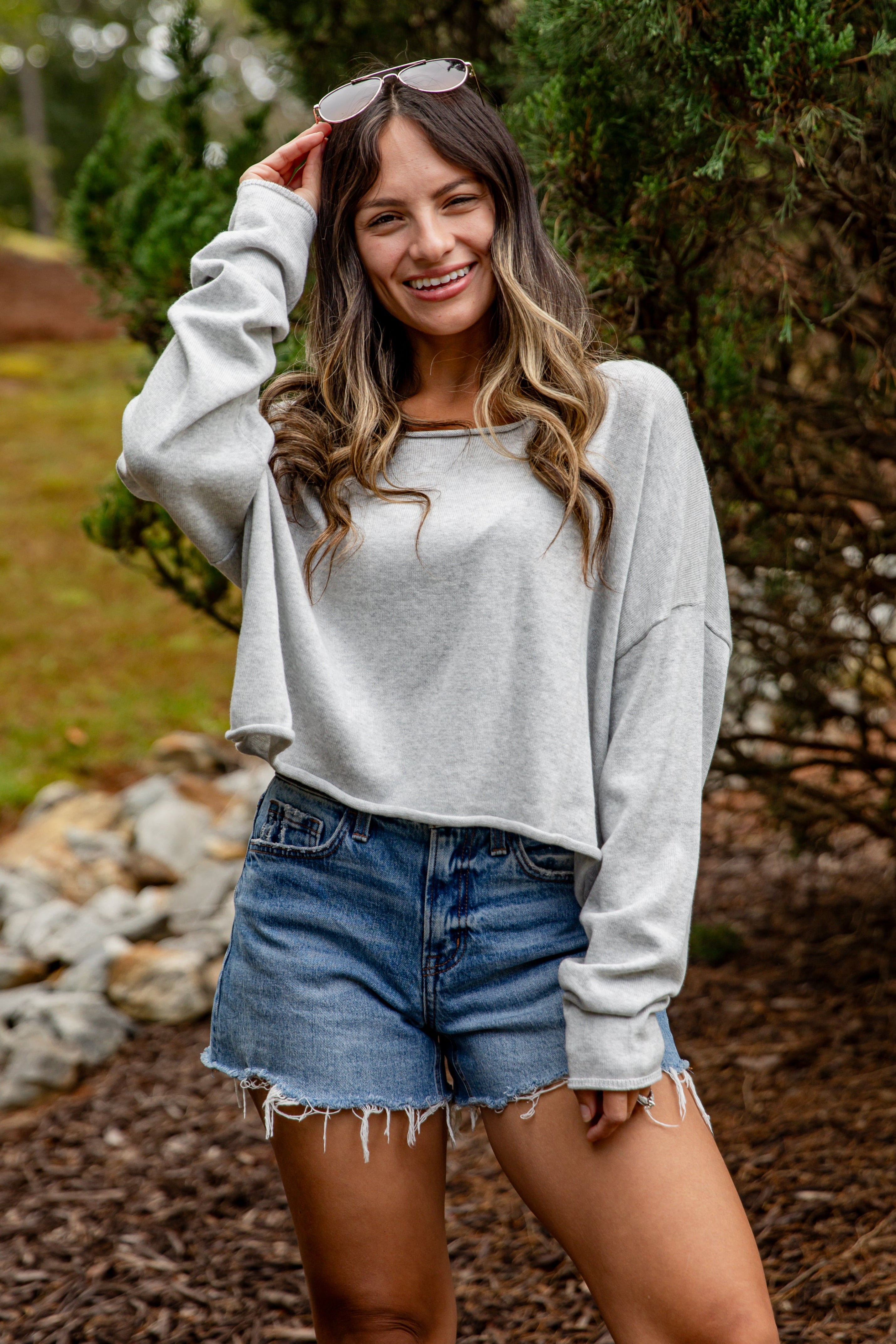 FINAL SALE - Chase The Feelings Lightweight Knit Top