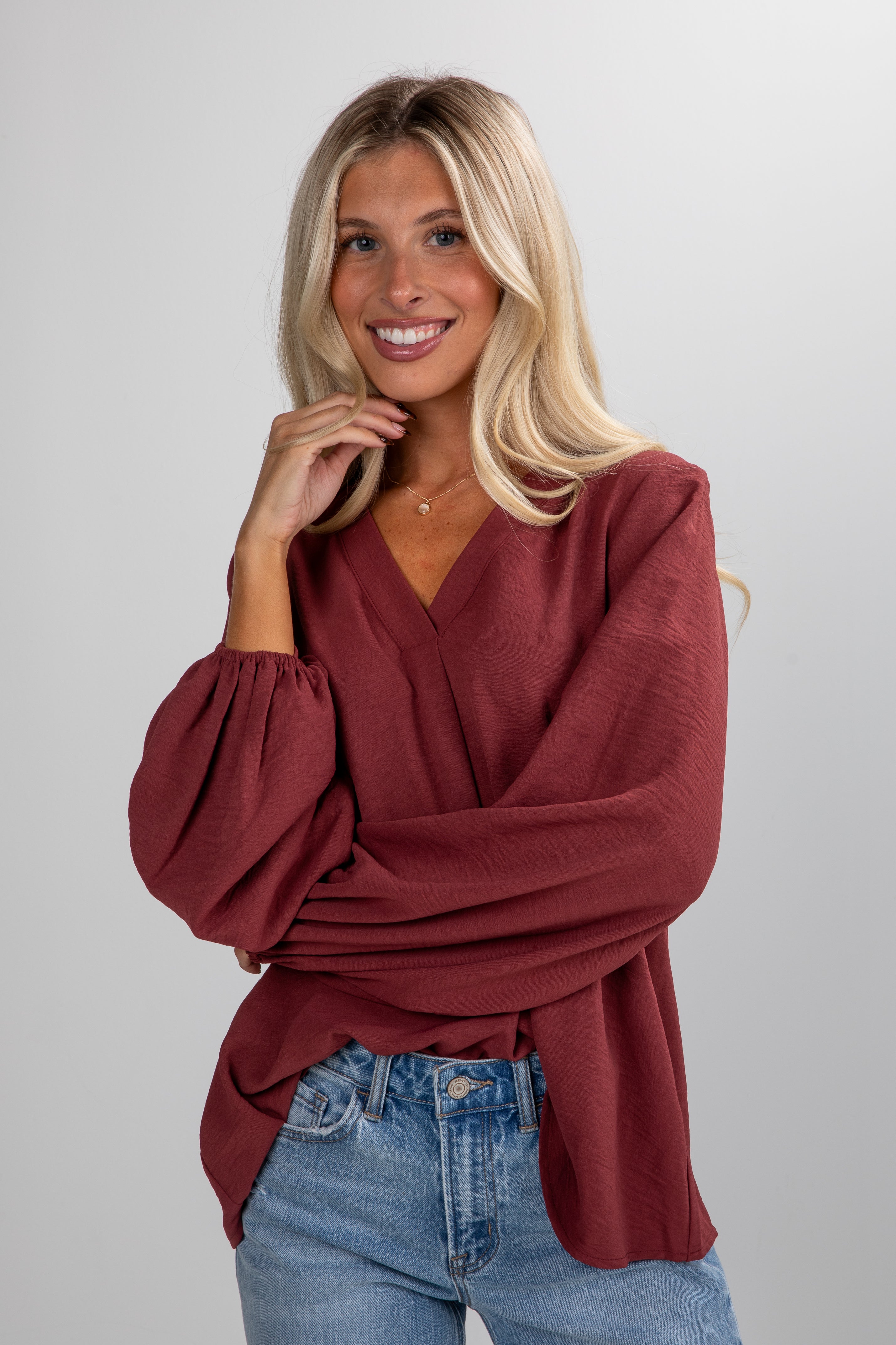 FINAL SALE - For The Day Blouse