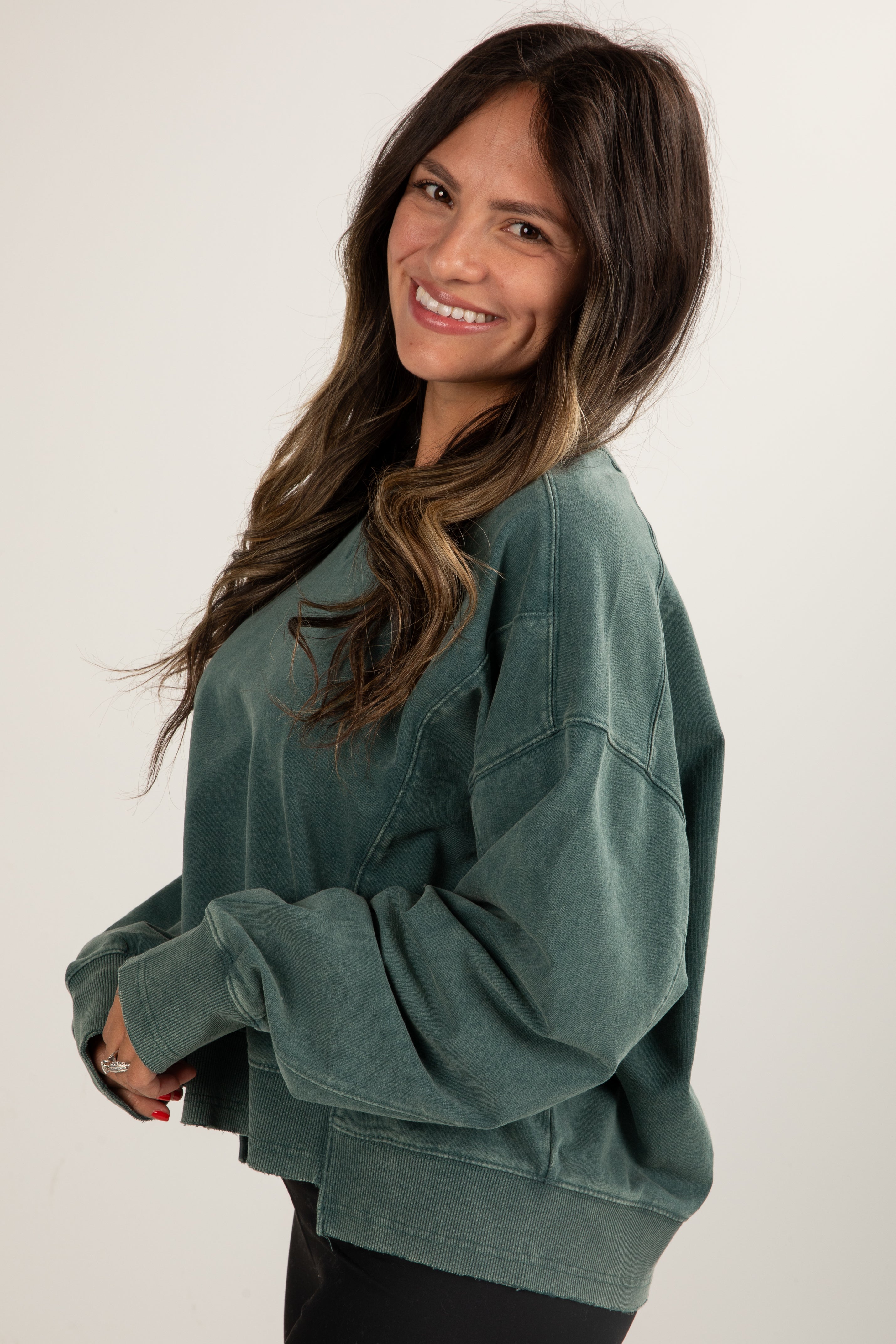 FINAL SALE - Staying At Home Pullover