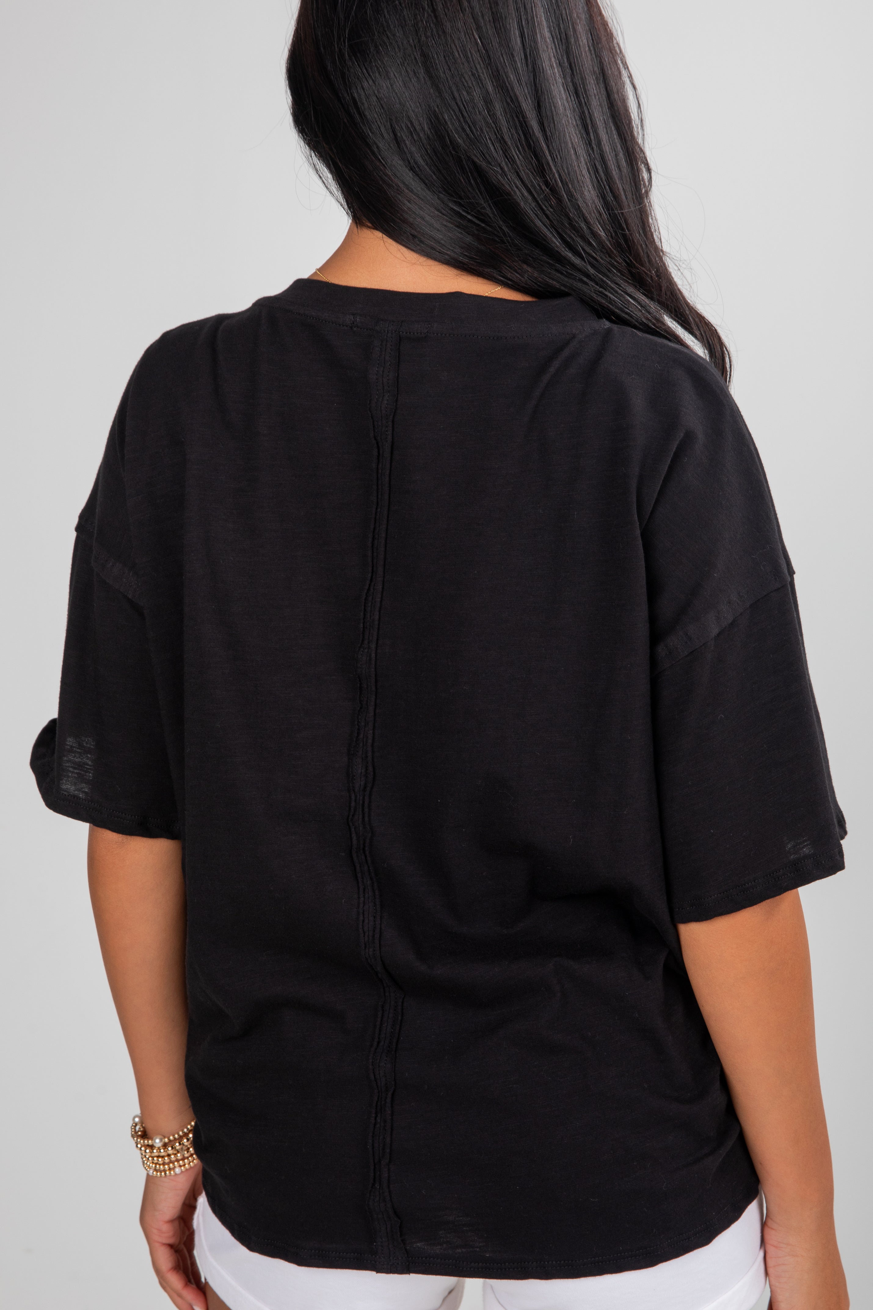 FINAL SALE - Abigail Everyday Short Sleeve Tee - DU DEAL