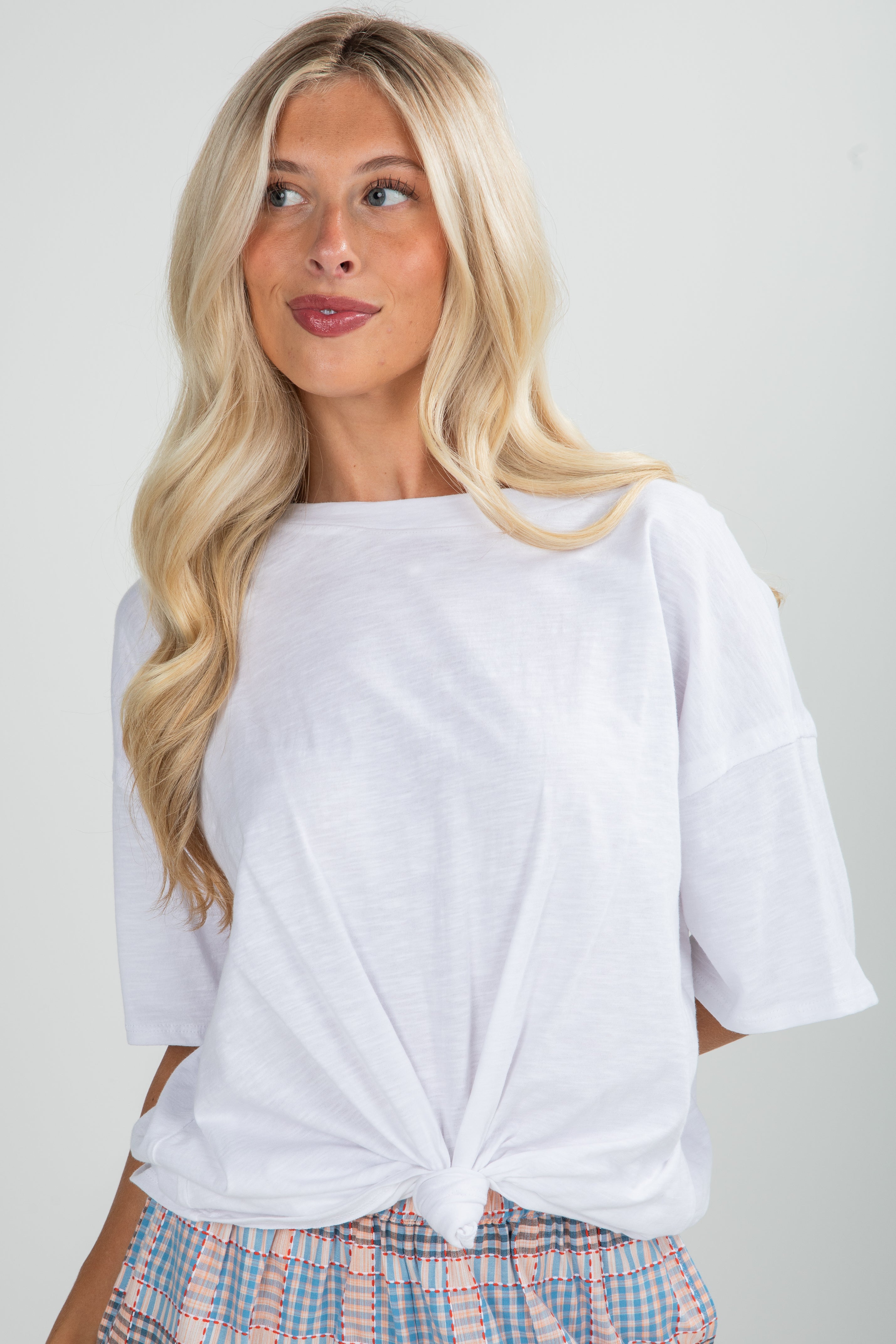 FINAL SALE - Abigail Everyday Short Sleeve Tee - DU DEAL