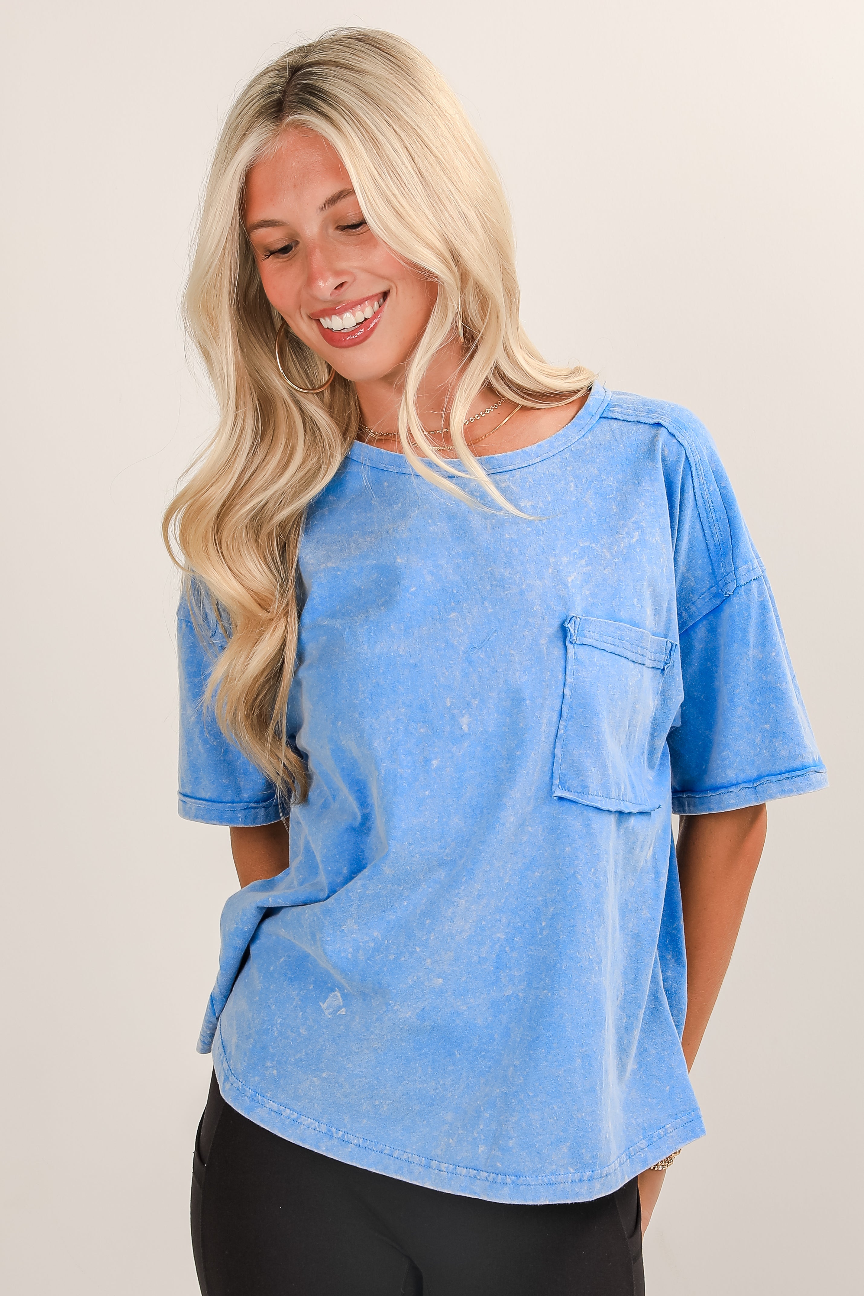 FINAL SALE - Sawyer Acid Washed Tee - DU DEAL