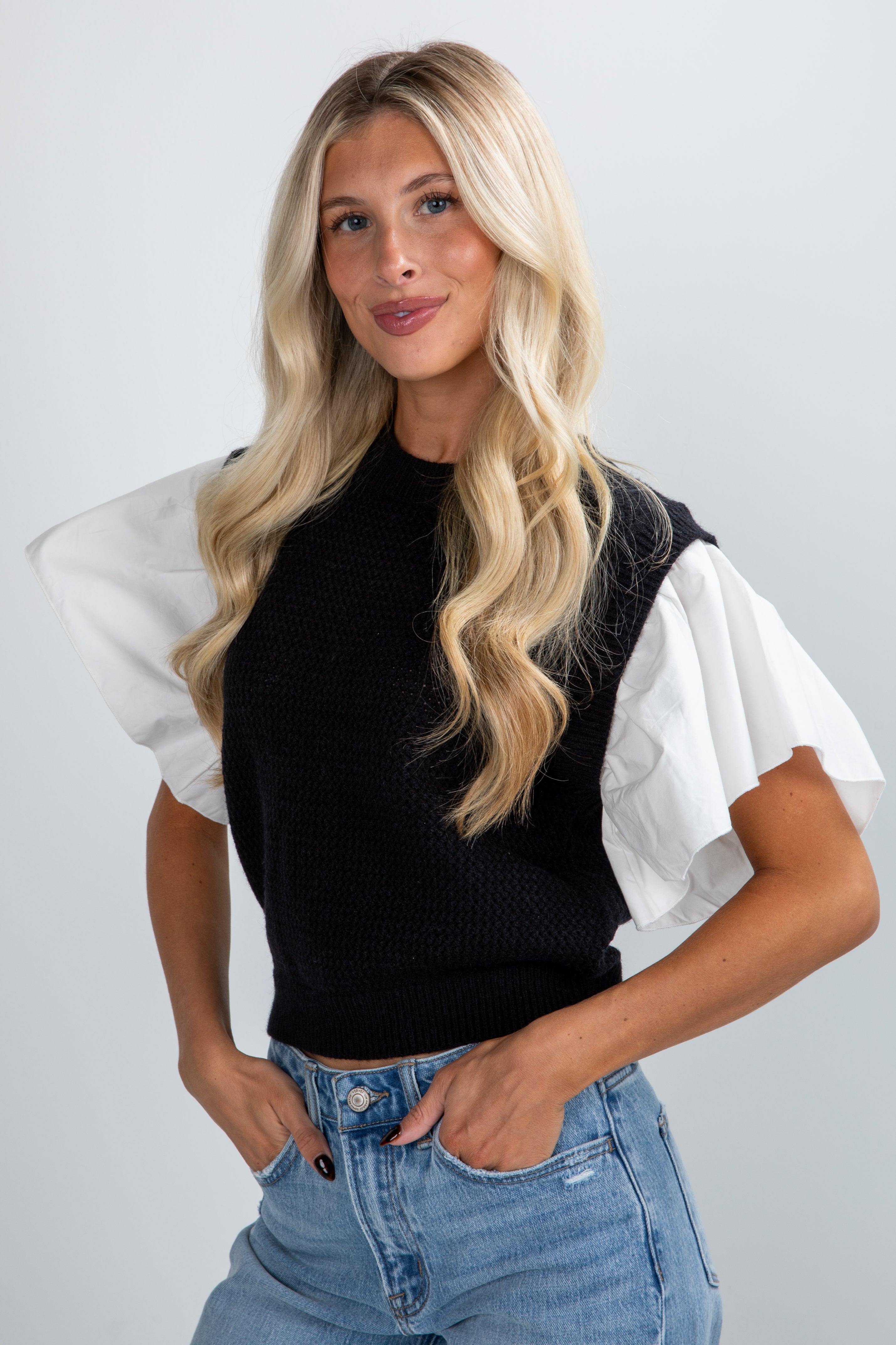 FINAL SALE - Luxe Possibilities Sweater Top