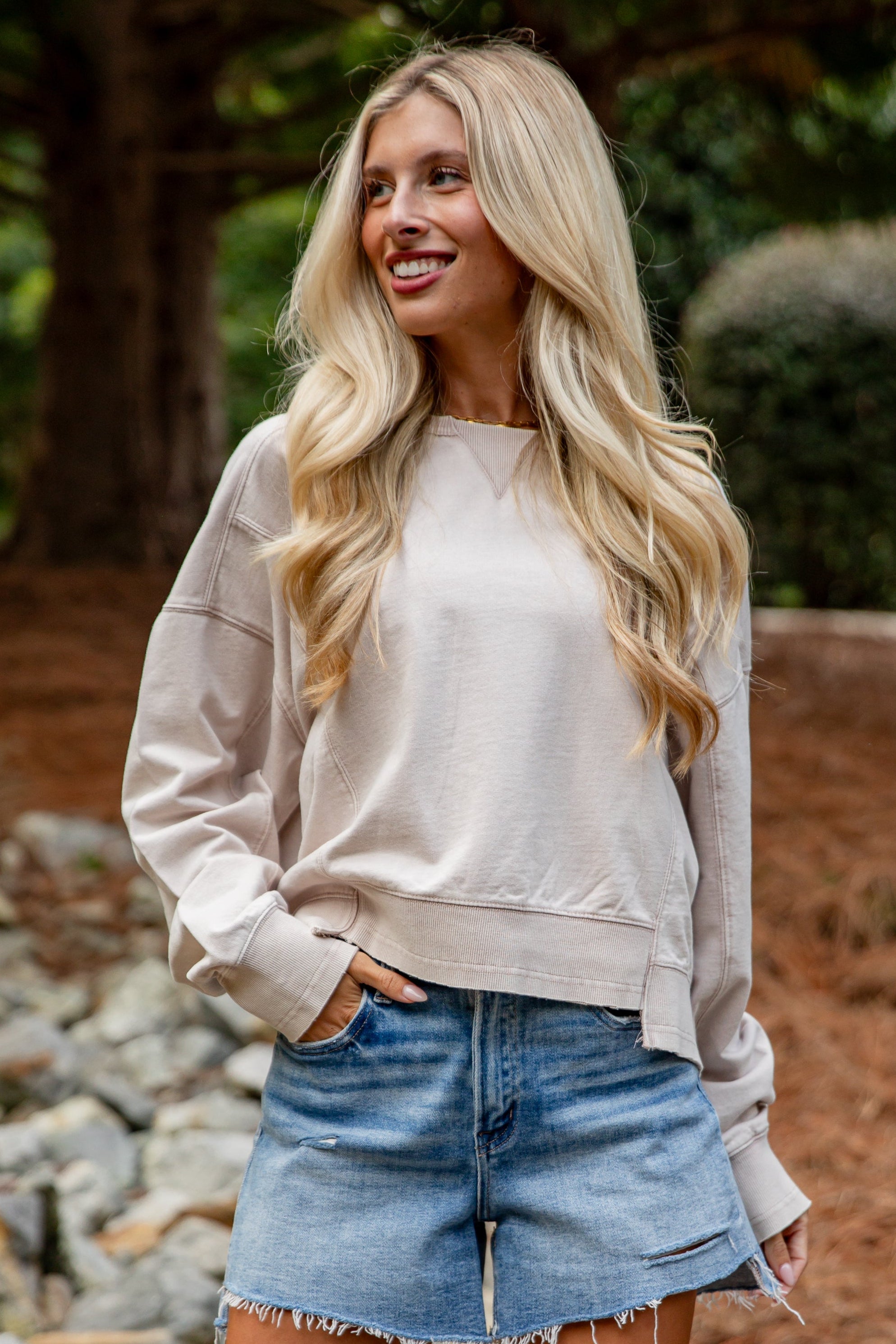 FINAL SALE - Staying At Home Pullover