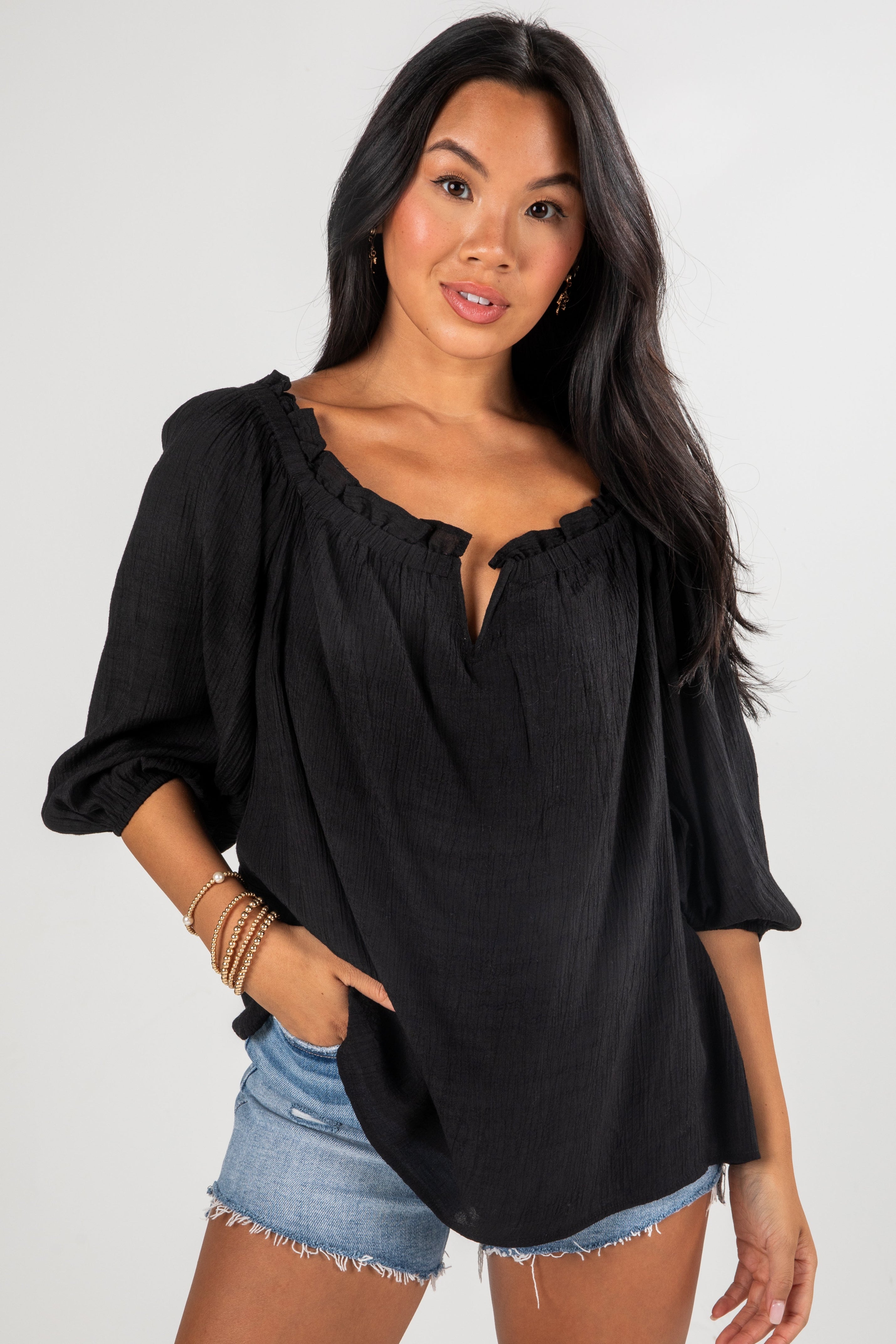 FINAL SALE - It's The Little Things Blouse