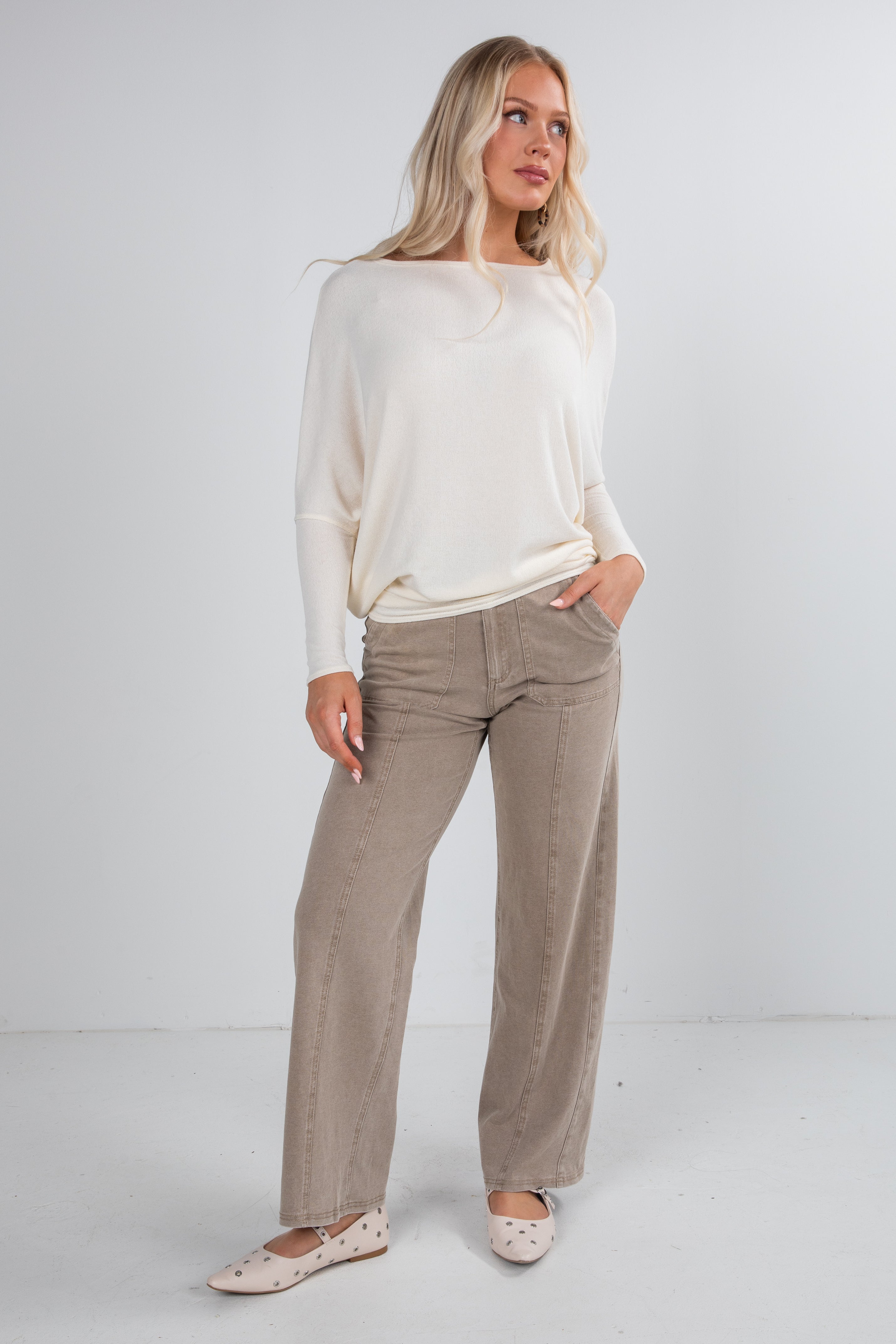 Always In Sight Oversized Knit Top - DU DEAL