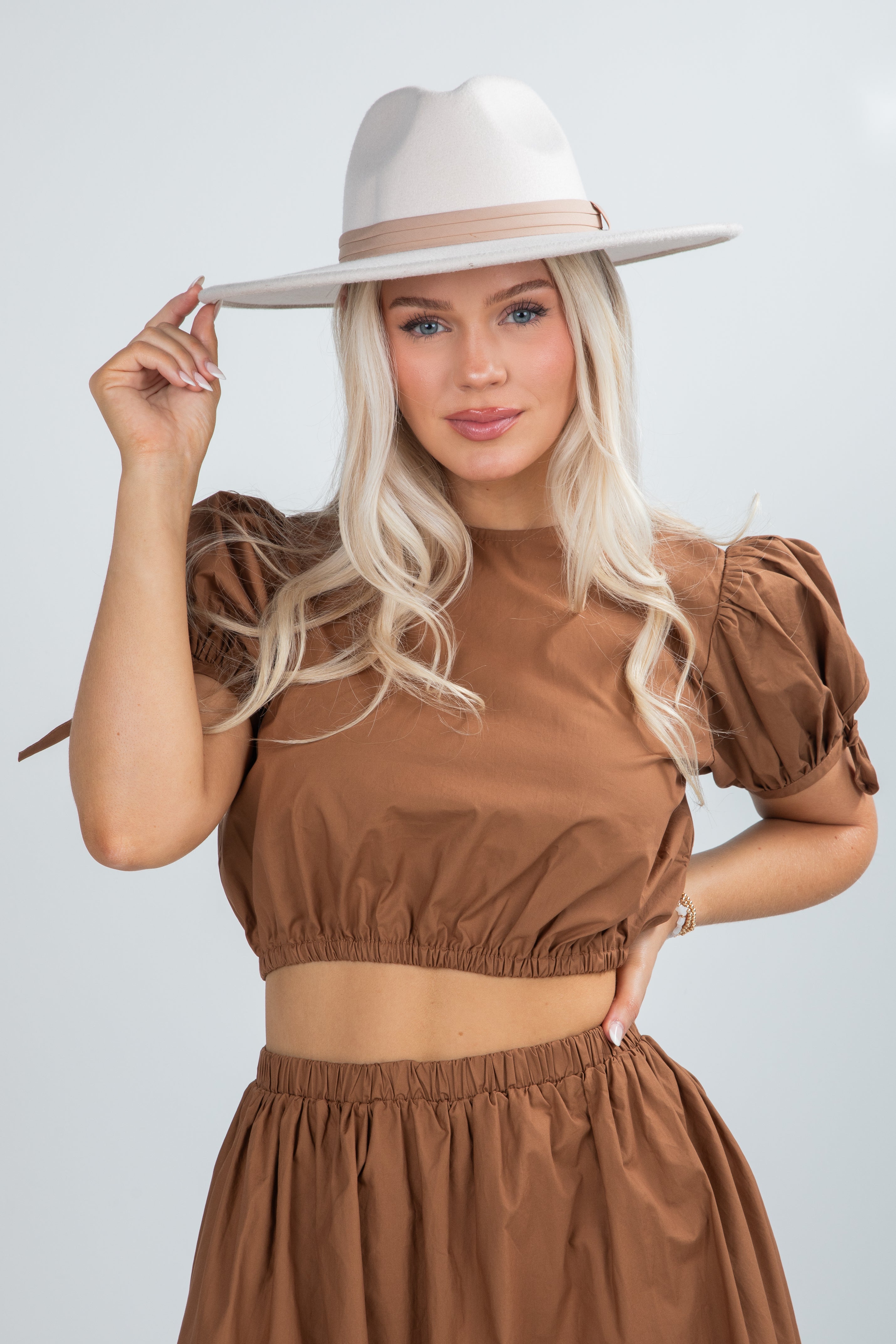 FINAL SALE - Harvest Beauty Brown Blouse