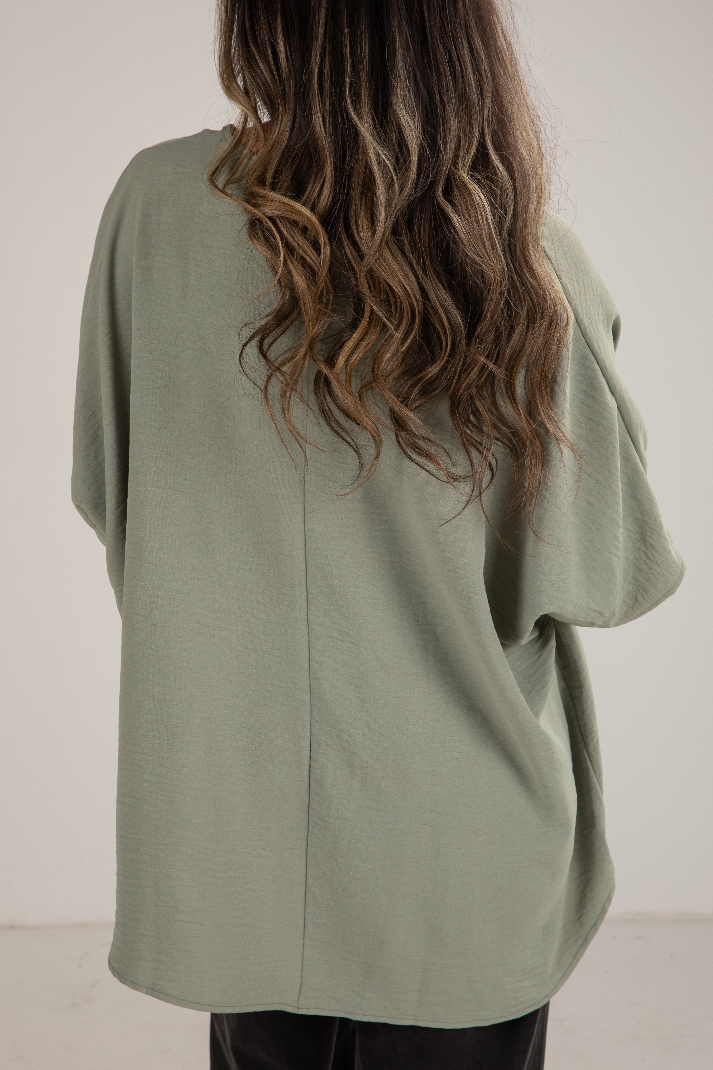 FINAL SALE - Keep It Cool Oversized Blouse - DU DEAL