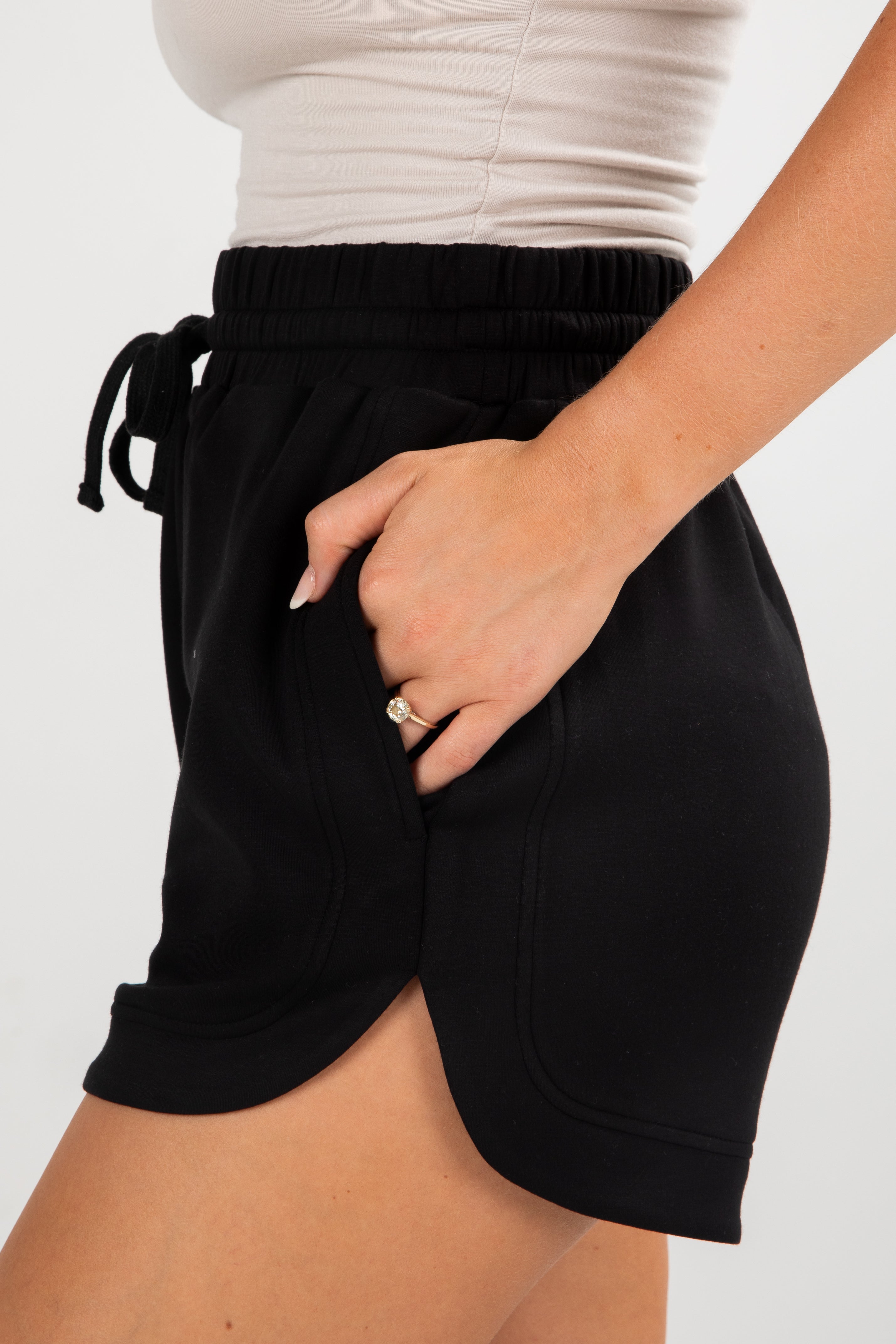 FINAL SALE - On The Go Sweat Shorts - DU DEAL